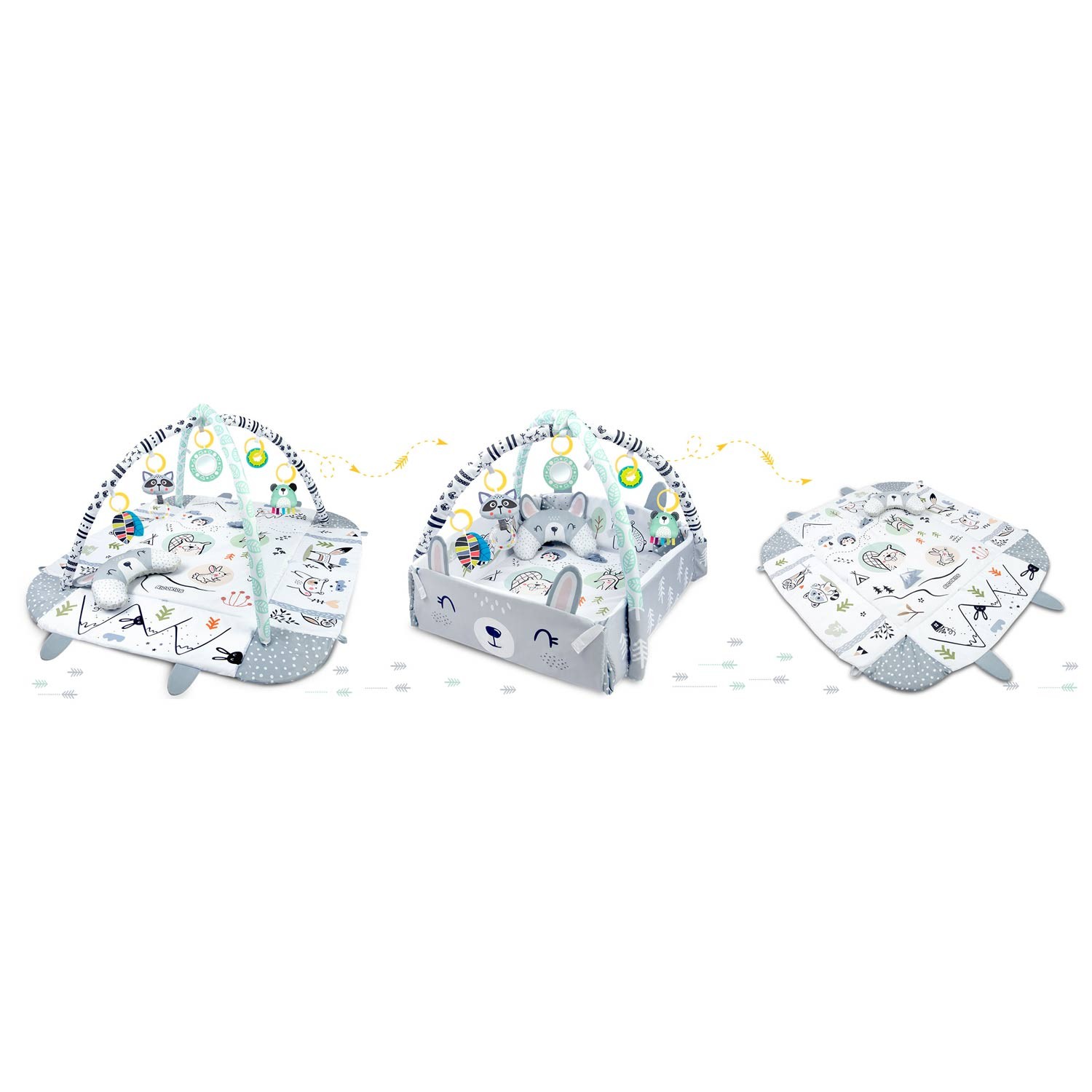 Interaktiivne õppematt 110 x 100 cm Ricokids Jänes - Image 9