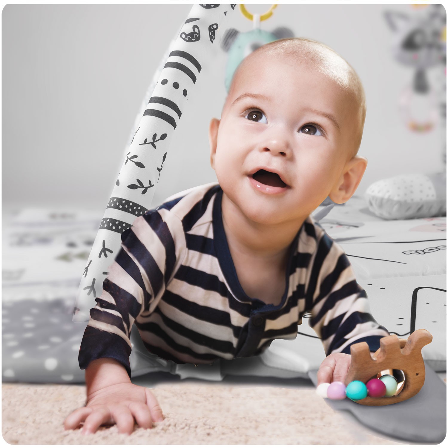 Interaktiivne õppematt 110 x 100 cm Ricokids Jänes - Image 14