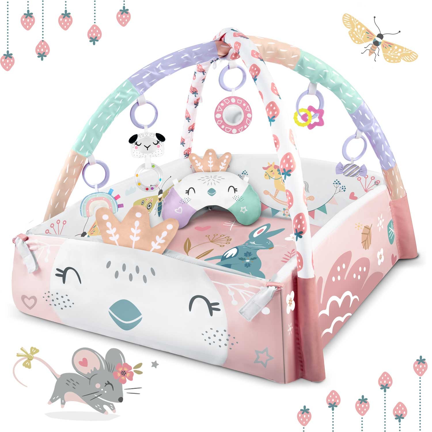 Interaktiivne õppematt 110 x 100 cm Nukido Bird - Image 9