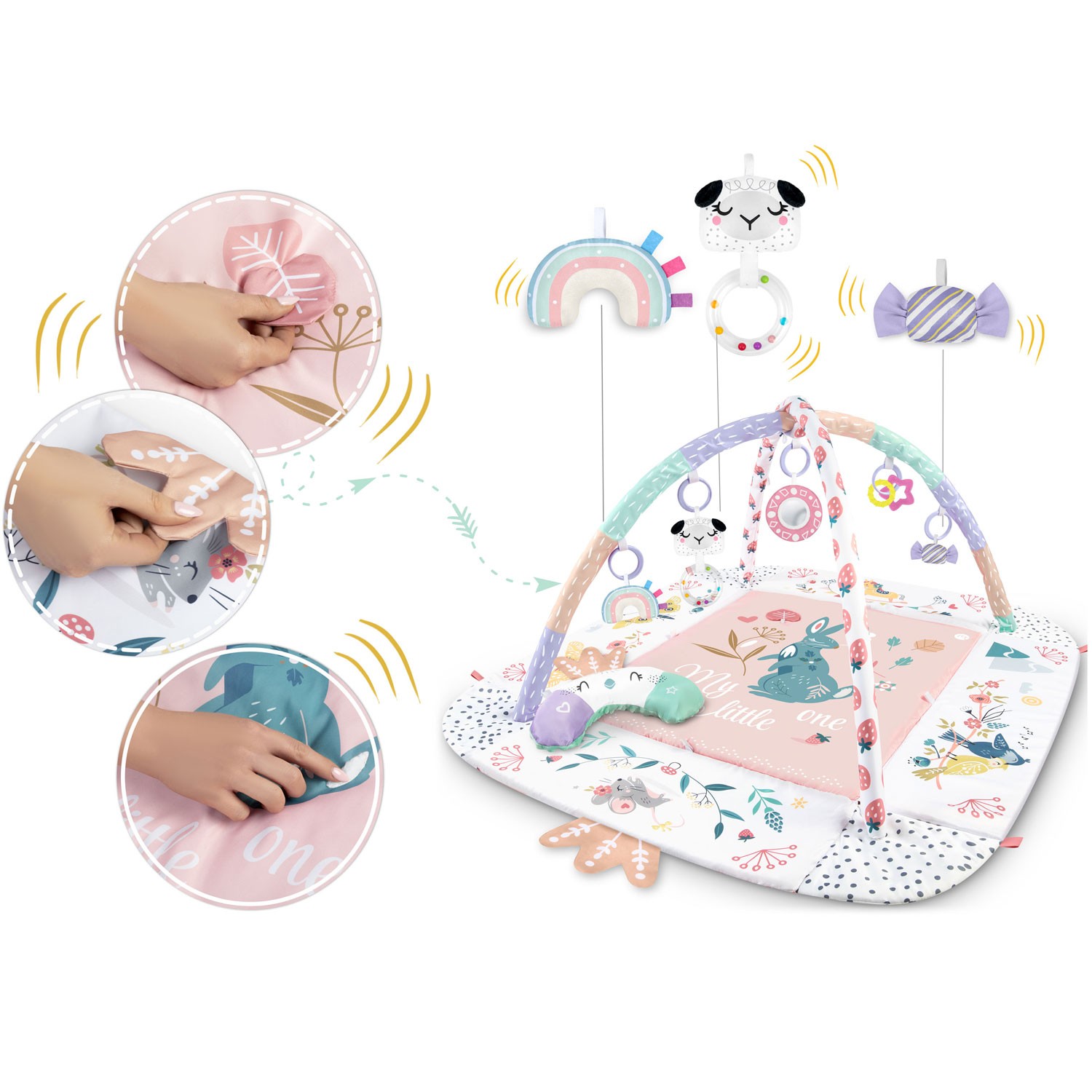 Interaktiivne õppematt 110 x 100 cm Nukido Bird - Image 10