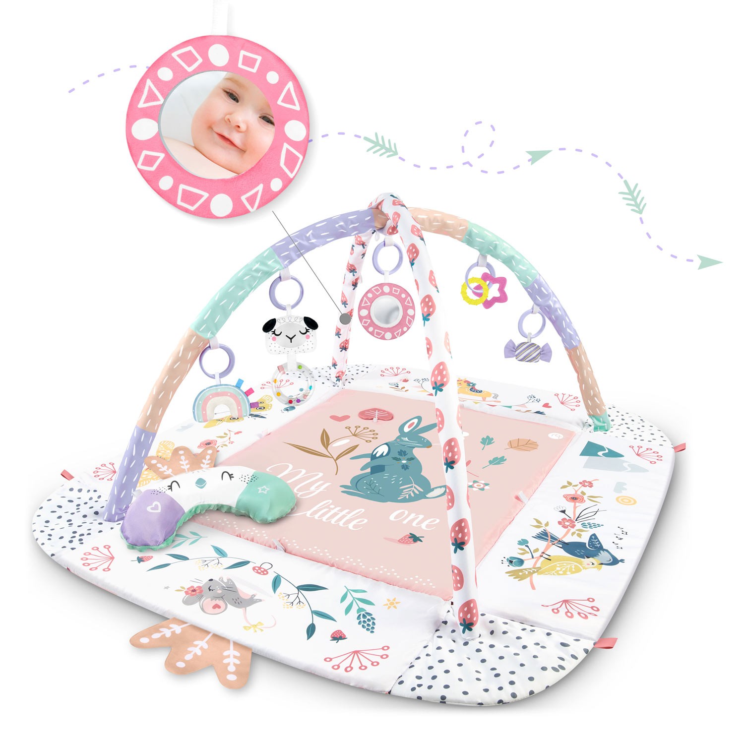 Interaktiivne õppematt 110 x 100 cm Nukido Bird - Image 13