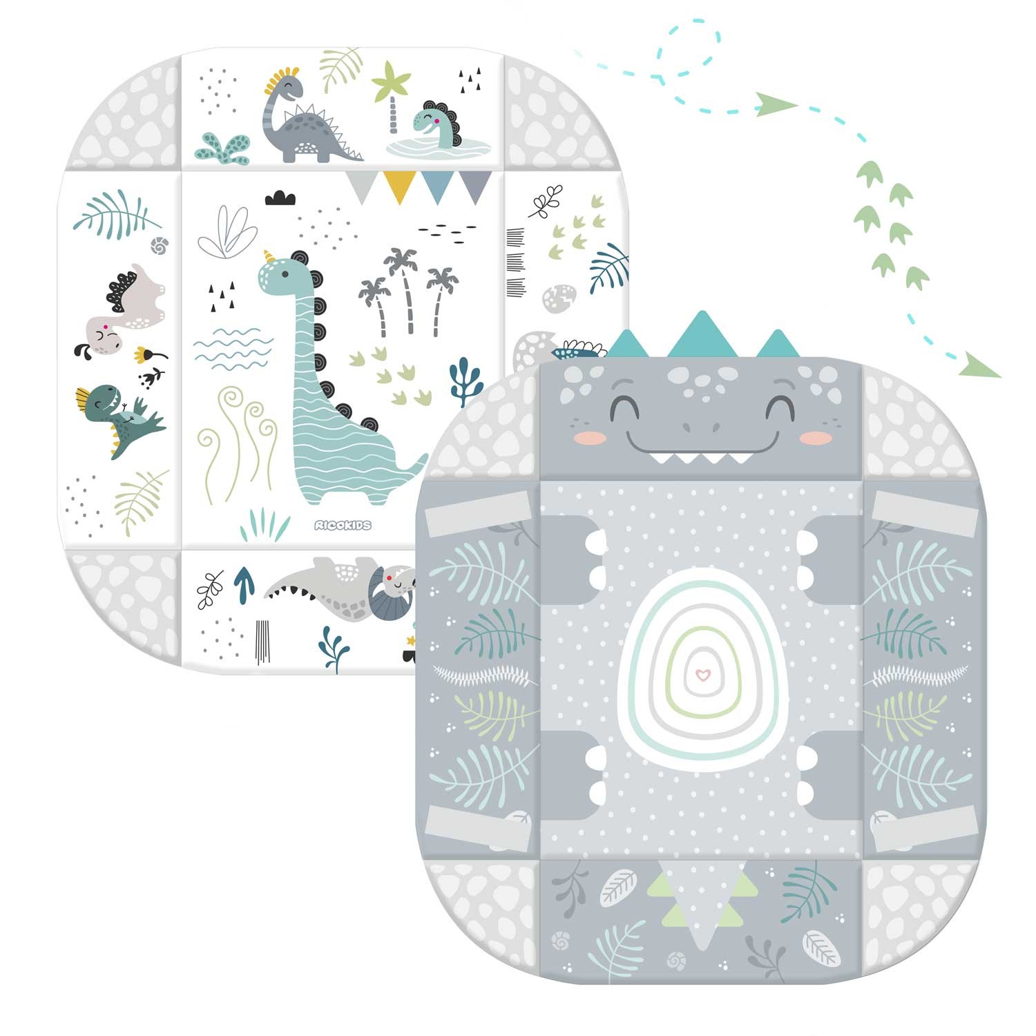 Interaktiivne õppematt 110 x 100 cm Nessi Ricokids - Image 4