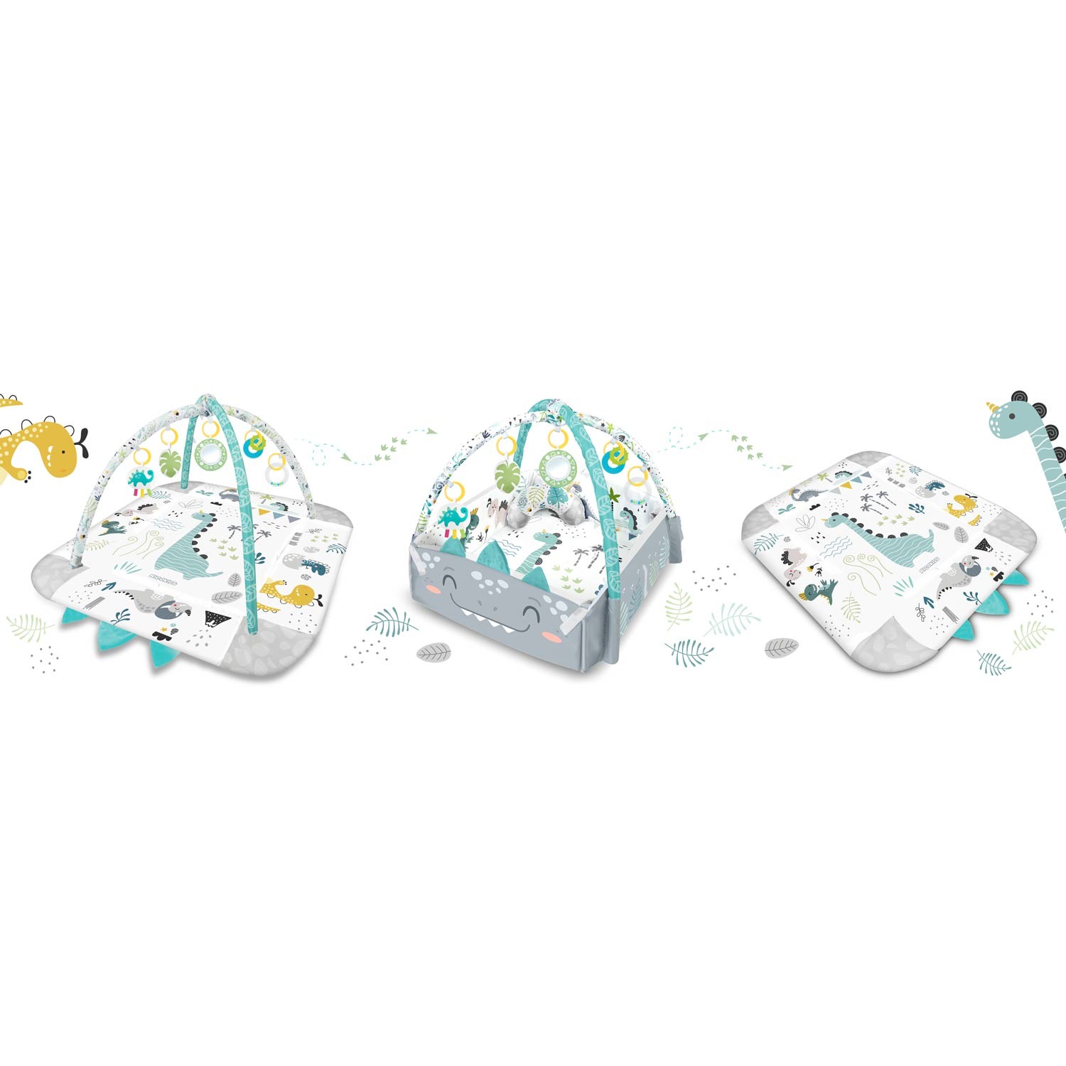 Interaktiivne õppematt 110 x 100 cm Nessi Ricokids - Image 9