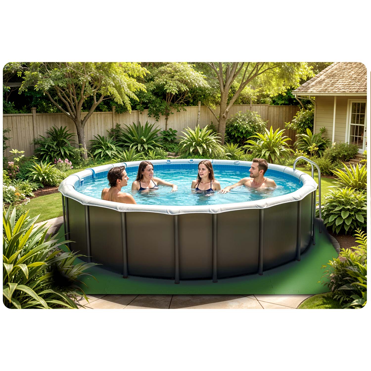 Vahtmatt basseinipusle jaoks 50 x 50 cm 8 tk - Image 12