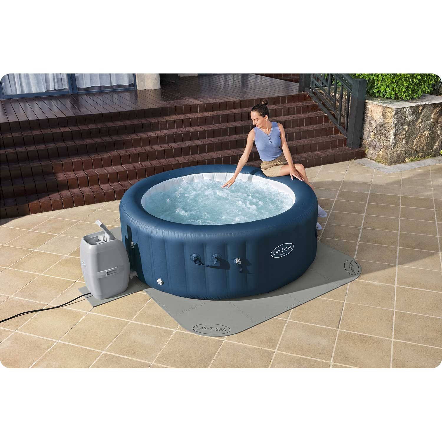 SPA puslematt 50 x 50 cm 16 tk Bestway 60334 - Image 2