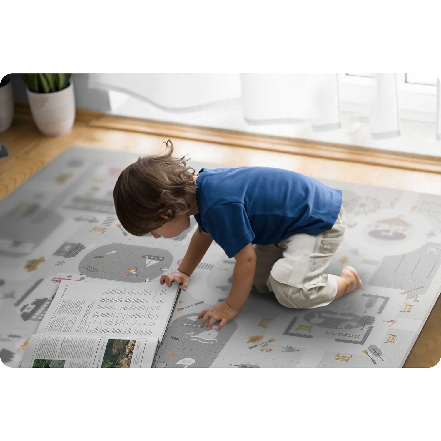 Vahtpuslematt 120x120cm + Nukido linna vahtfiguurid - Image 14