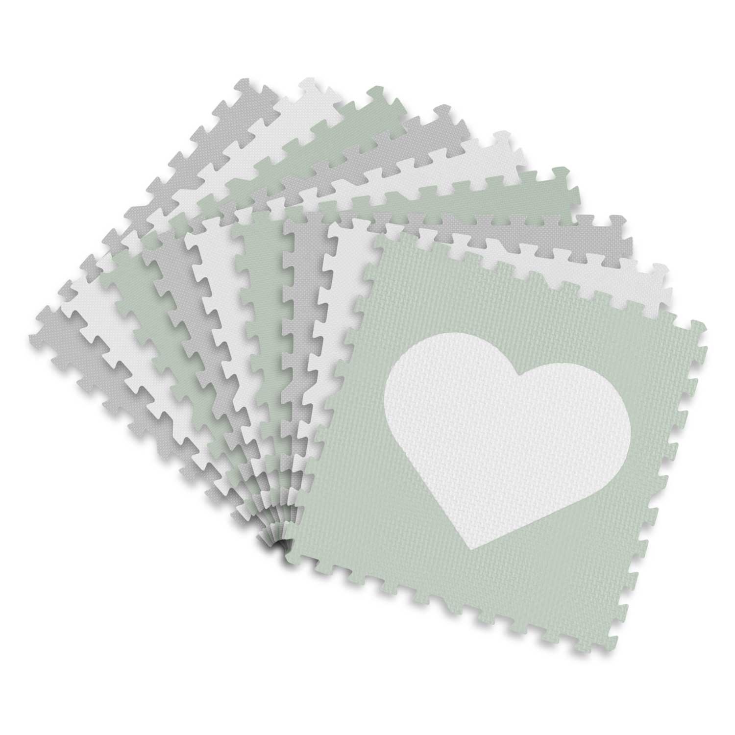 Vahtpuslematt 150x150cm 16 tk hall-mündiroheline - Image 11