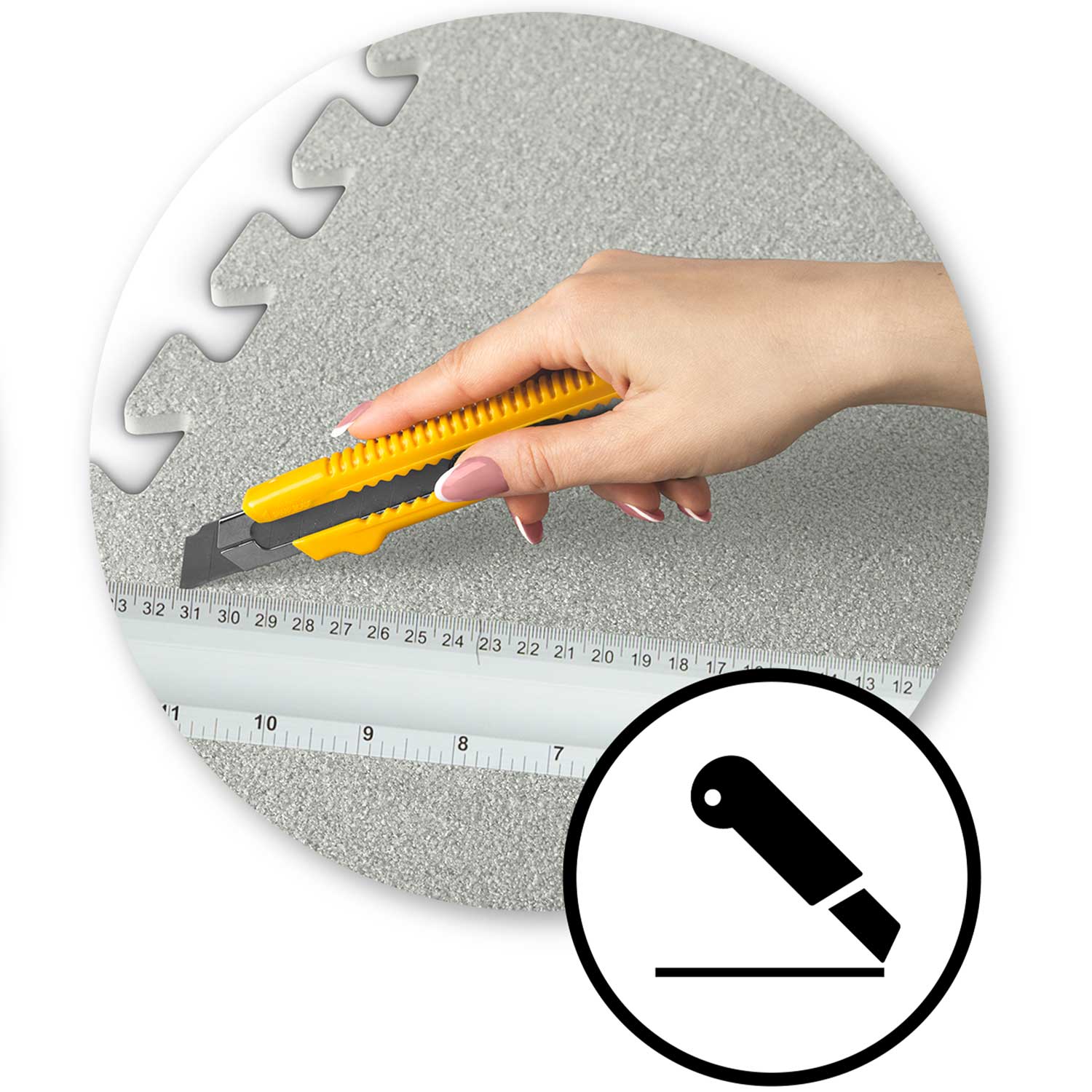 Mata piankowa puzzle 180 x 120 cm Massido 6szt - Image 11