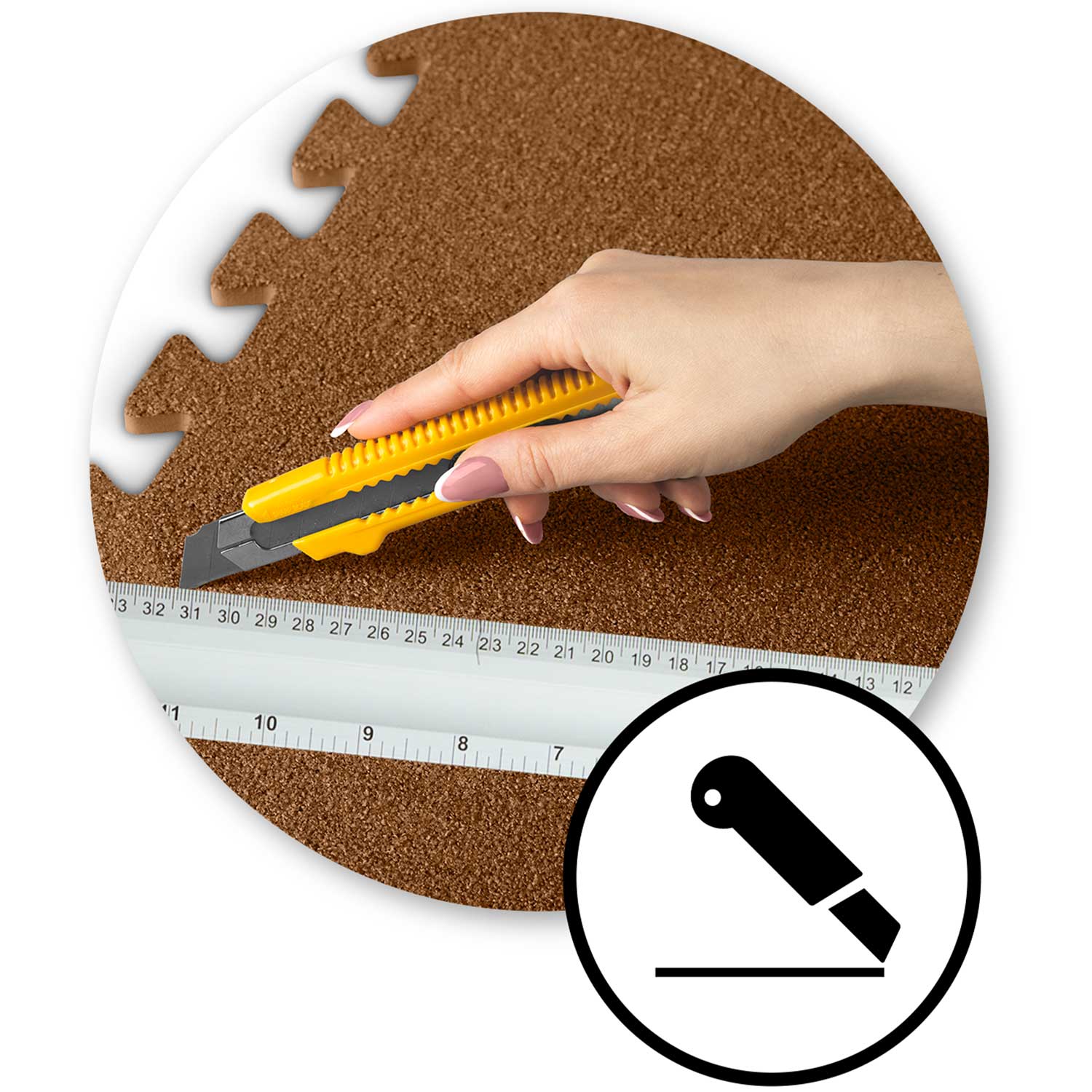 Mata piankowa puzzle 180 x 120 cm Massido 6szt - Image 14