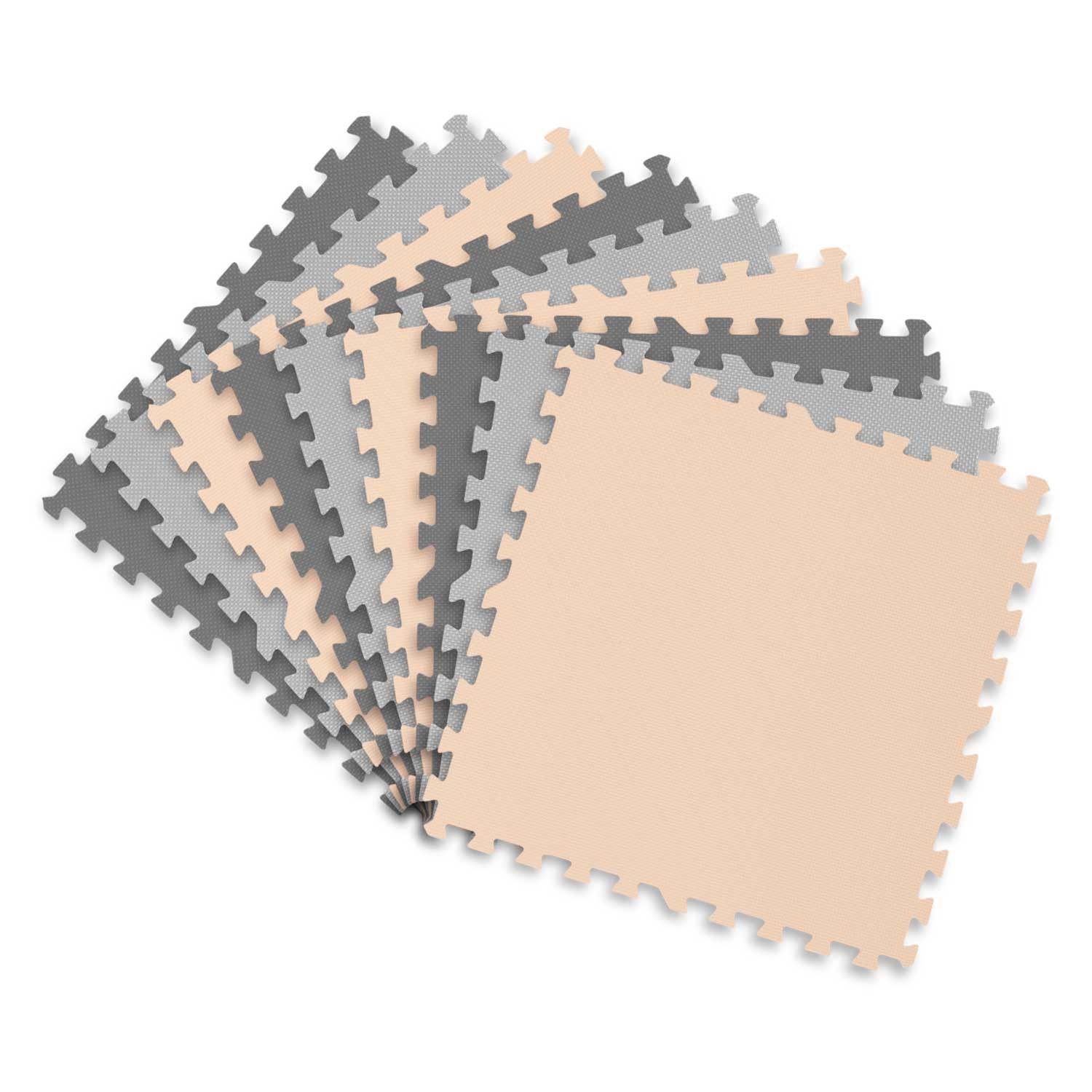 Vahtpuslematt 180x180cm 9 tk hall-virsikukarva - Image 5