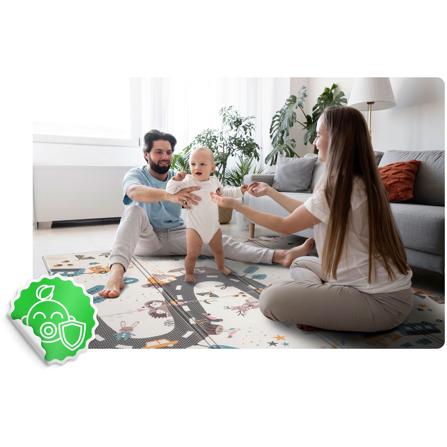 Kokkupandav hariduslik vahtmatt 200 x 180 x 1 cm Nukido NK-340 - Image 9