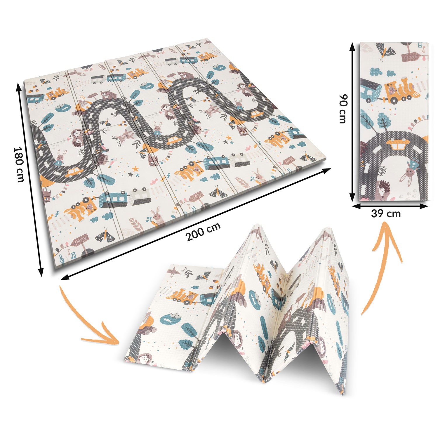 Kokkupandav hariduslik vahtmatt 200 x 180 x 1 cm Nukido NK-340 - Image 6