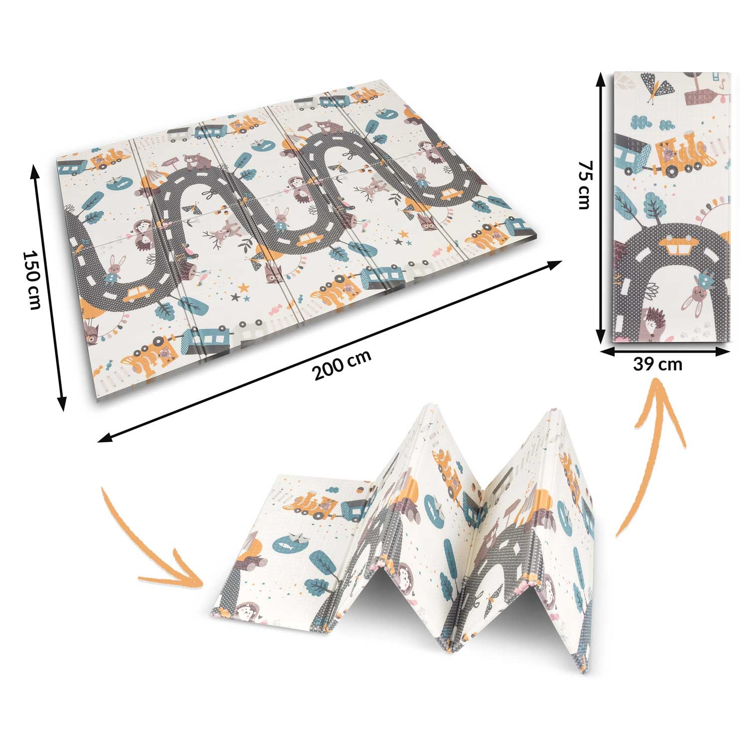 Kokkupandav hariduslik vahtmatt 200 x 150 x 1 cm Nukido NK-341 - Image 6