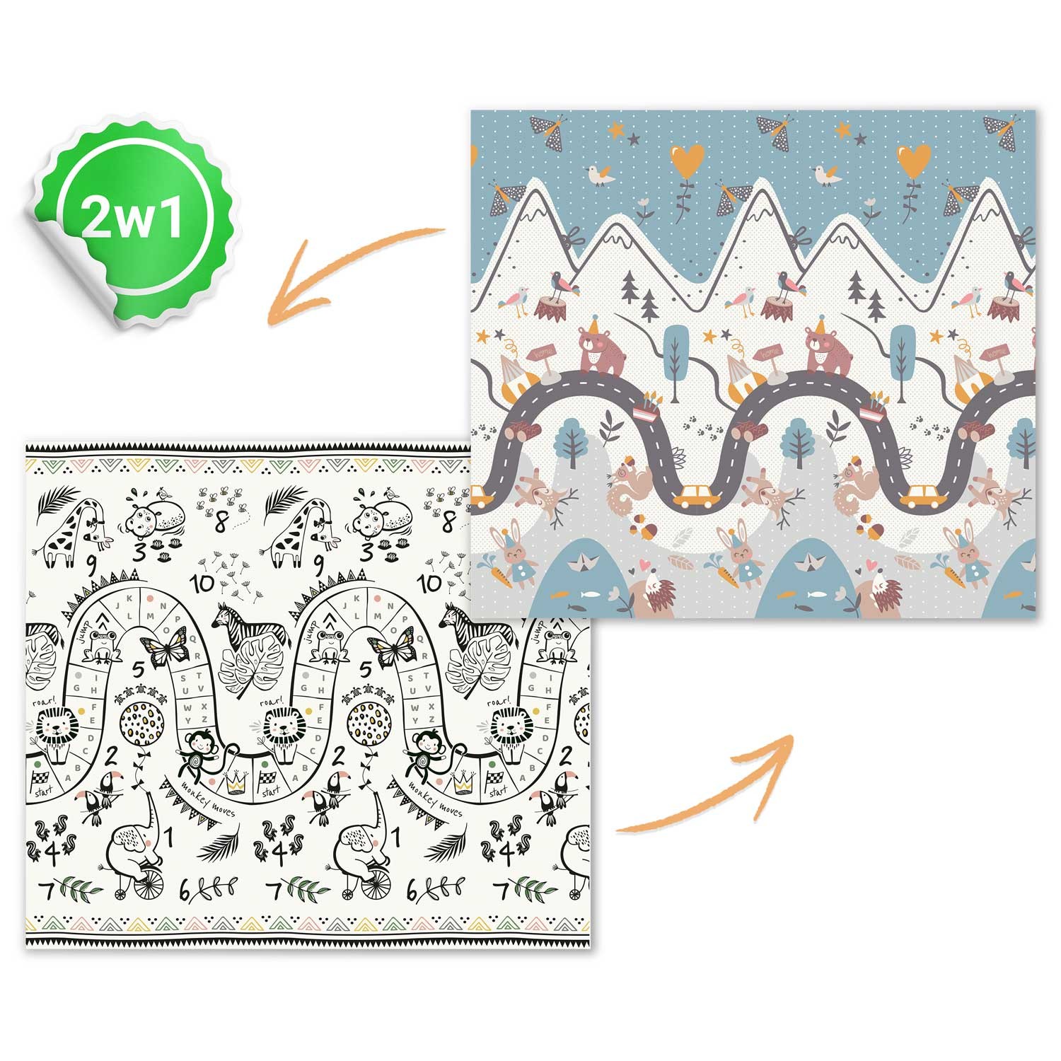 Kokkupandav hariduslik vahtmatt 200 x 180 x 1 cm Nukido NK-340 - Image 5