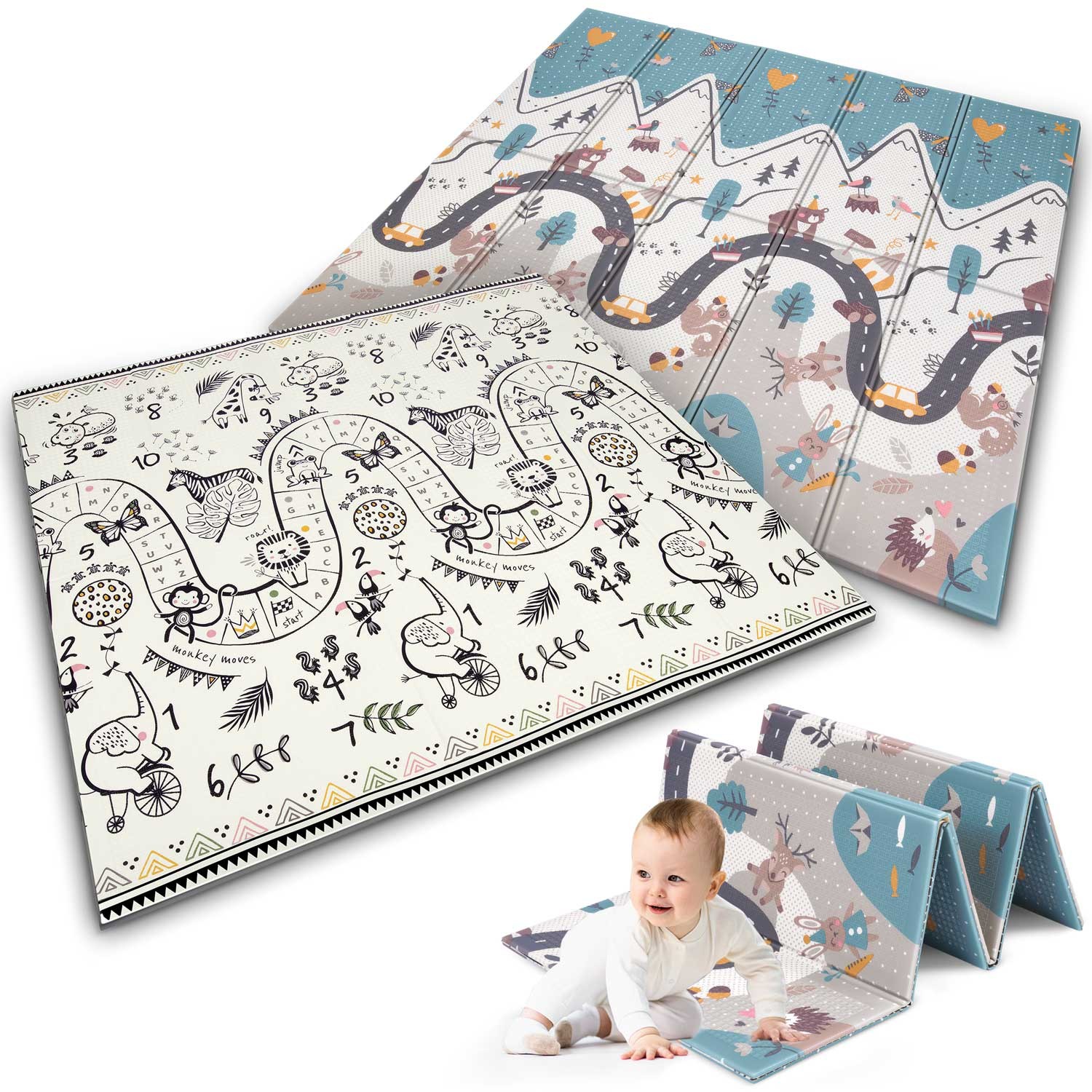 Kokkupandav hariduslik vahtmatt 200 x 180 x 1 cm Nukido NK-340 - Image 13