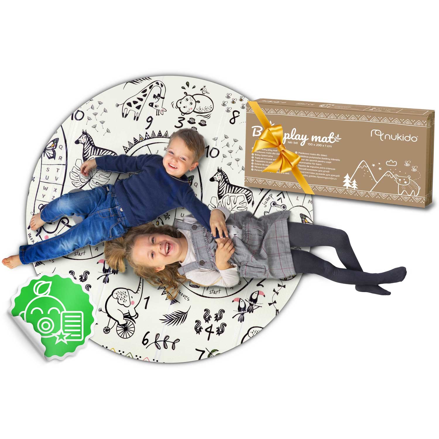 Kokkupandav hariduslik vahtmatt 200 x 180 x 1 cm Nukido NK-340 - Image 14