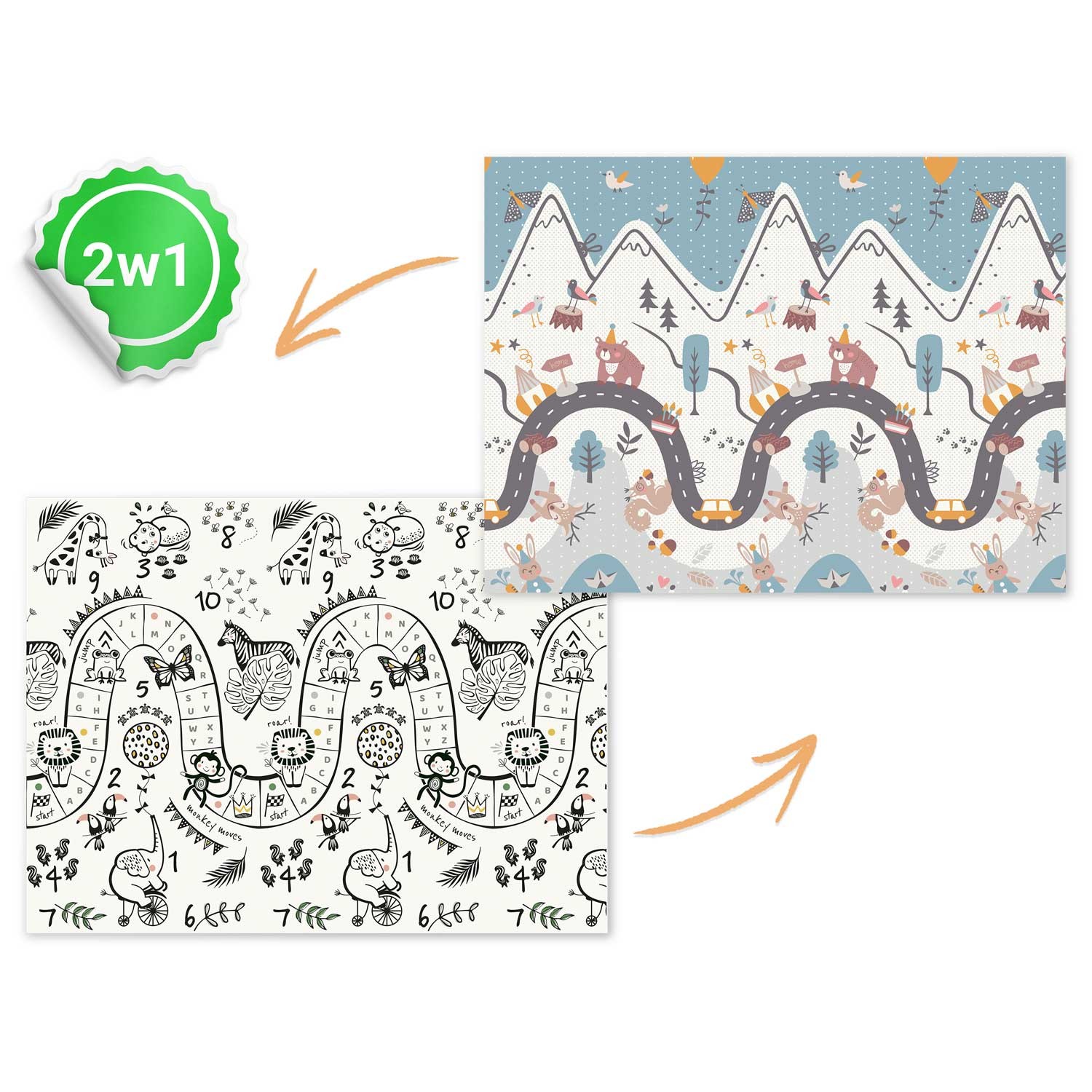 Kokkupandav hariduslik vahtmatt 200 x 150 x 1 cm Nukido NK-341 - Image 5