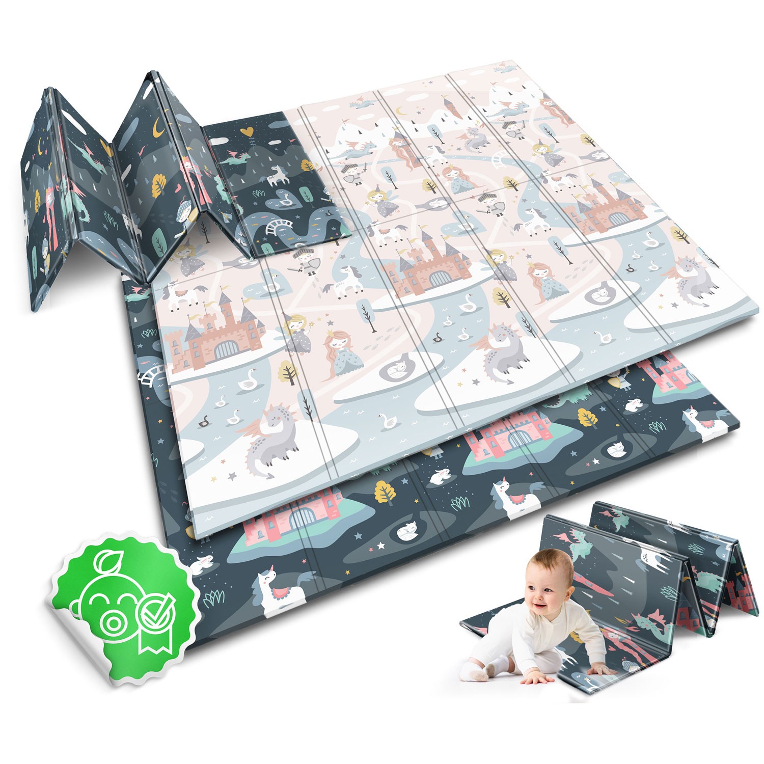 Kokkupandav hariduslik vahtmatt 200 x 180 x 1 cm Nukido NK-340 - Image 7