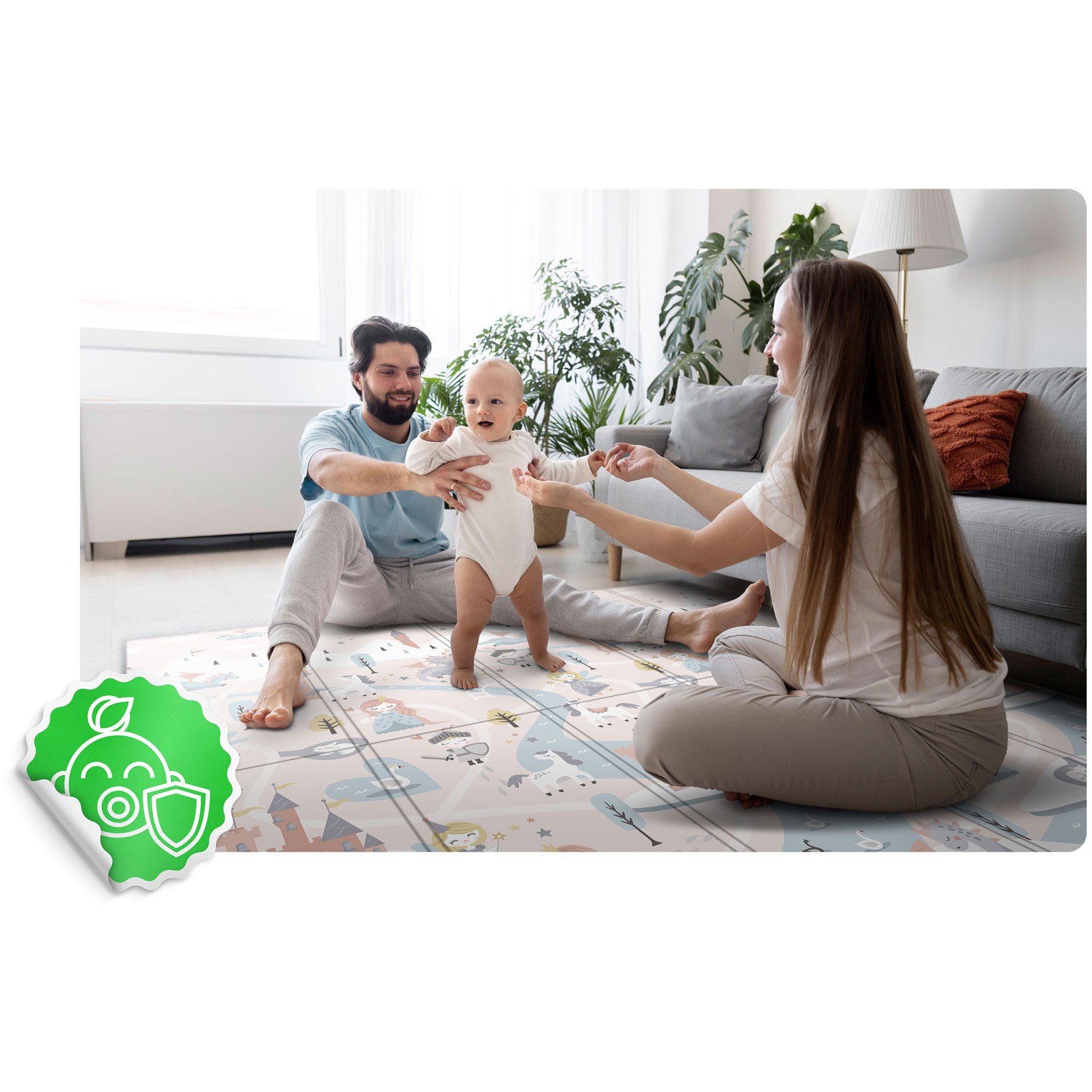 Kokkupandav hariduslik vahtmatt 200 x 180 x 1 cm Nukido NK-340 - Image 10