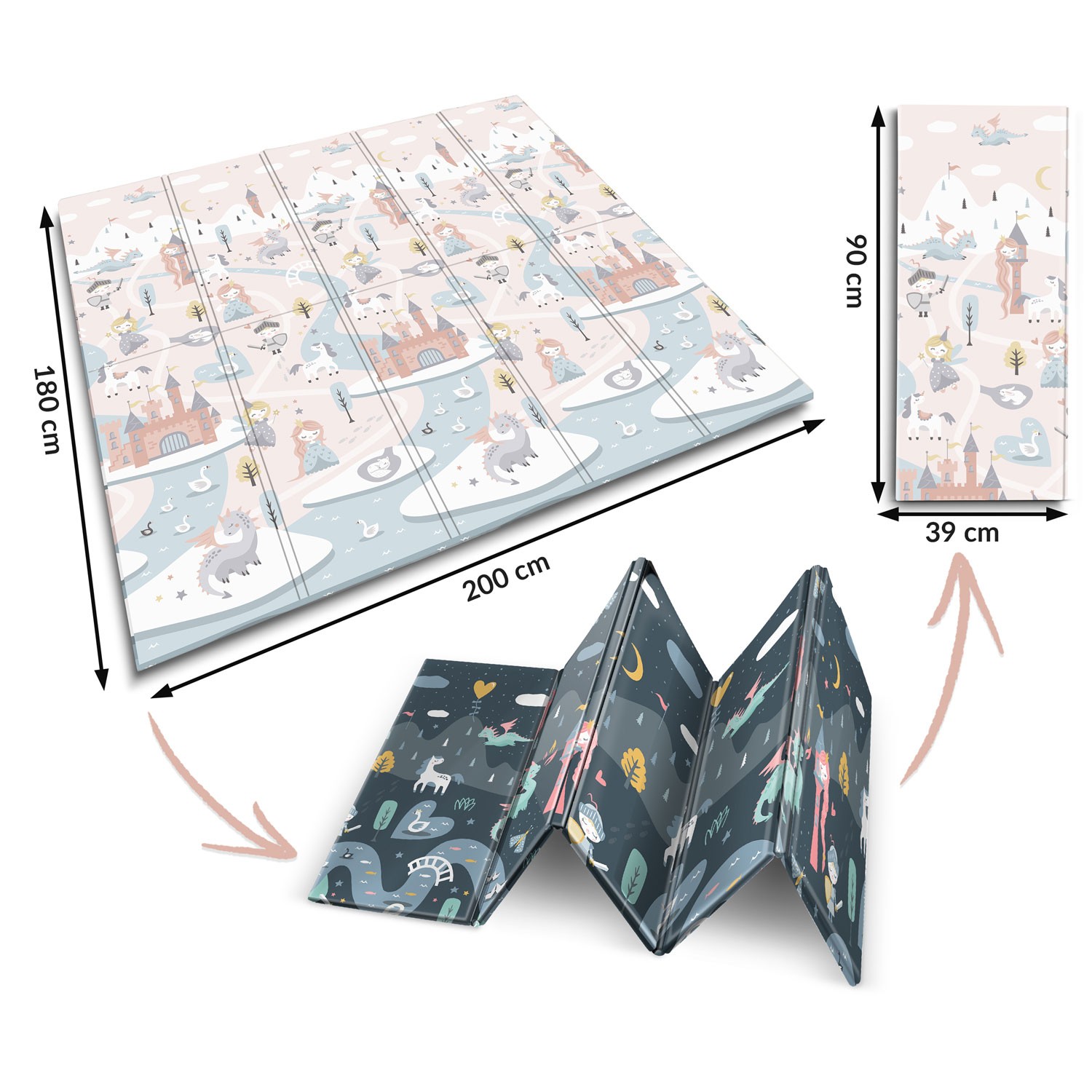 Kokkupandav hariduslik vahtmatt 200 x 180 x 1 cm Nukido NK-340 - Image 6