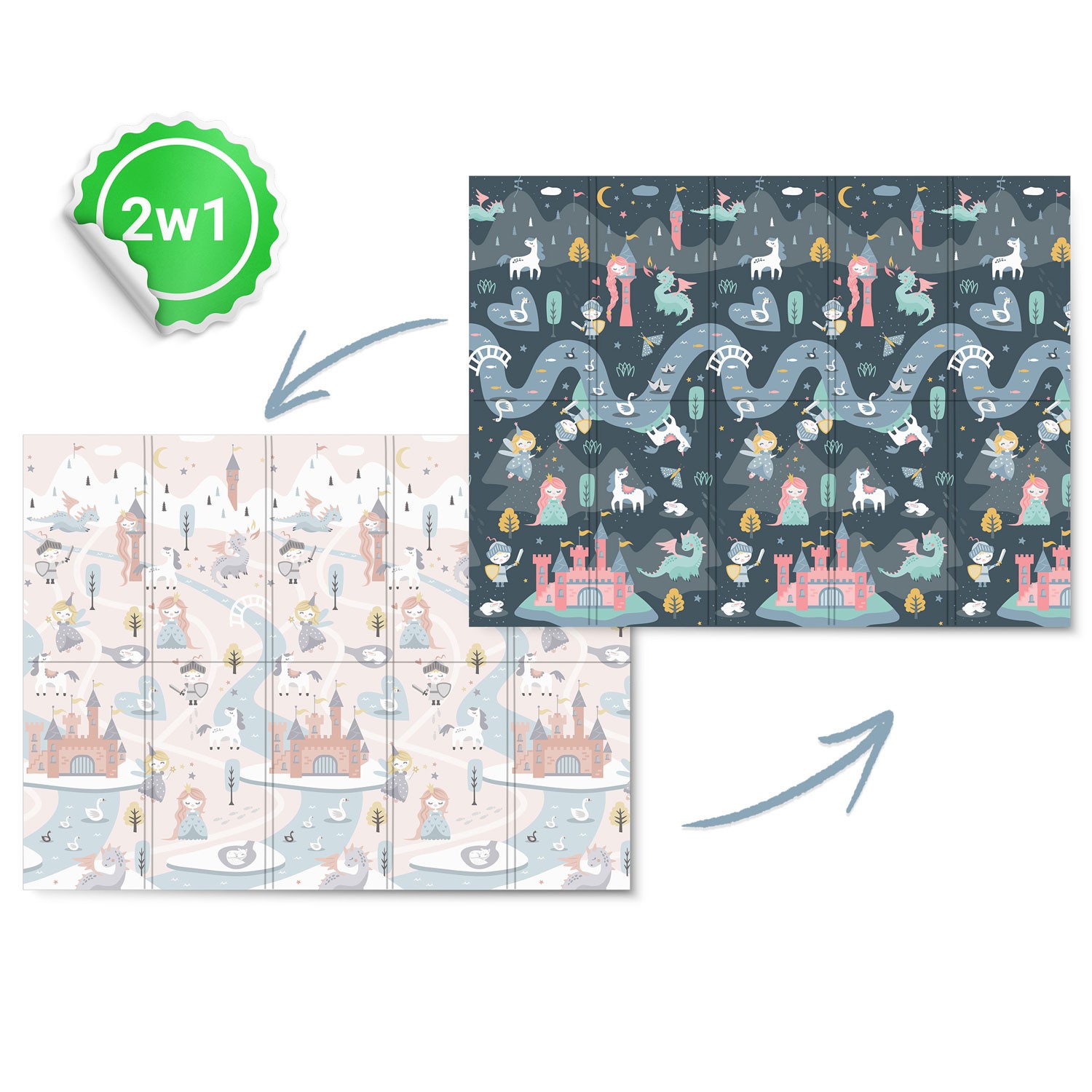 Kokkupandav hariduslik vahtmatt 200 x 150 x 1 cm Nukido NK-341 - Image 5