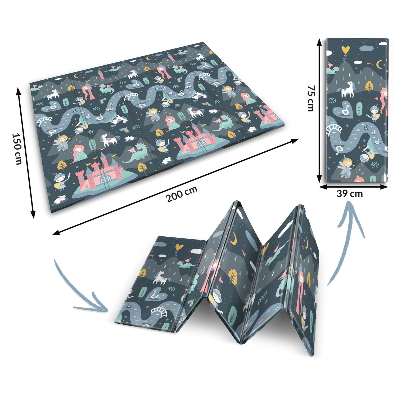 Kokkupandav hariduslik vahtmatt 200 x 150 x 1 cm Nukido NK-341 - Image 6