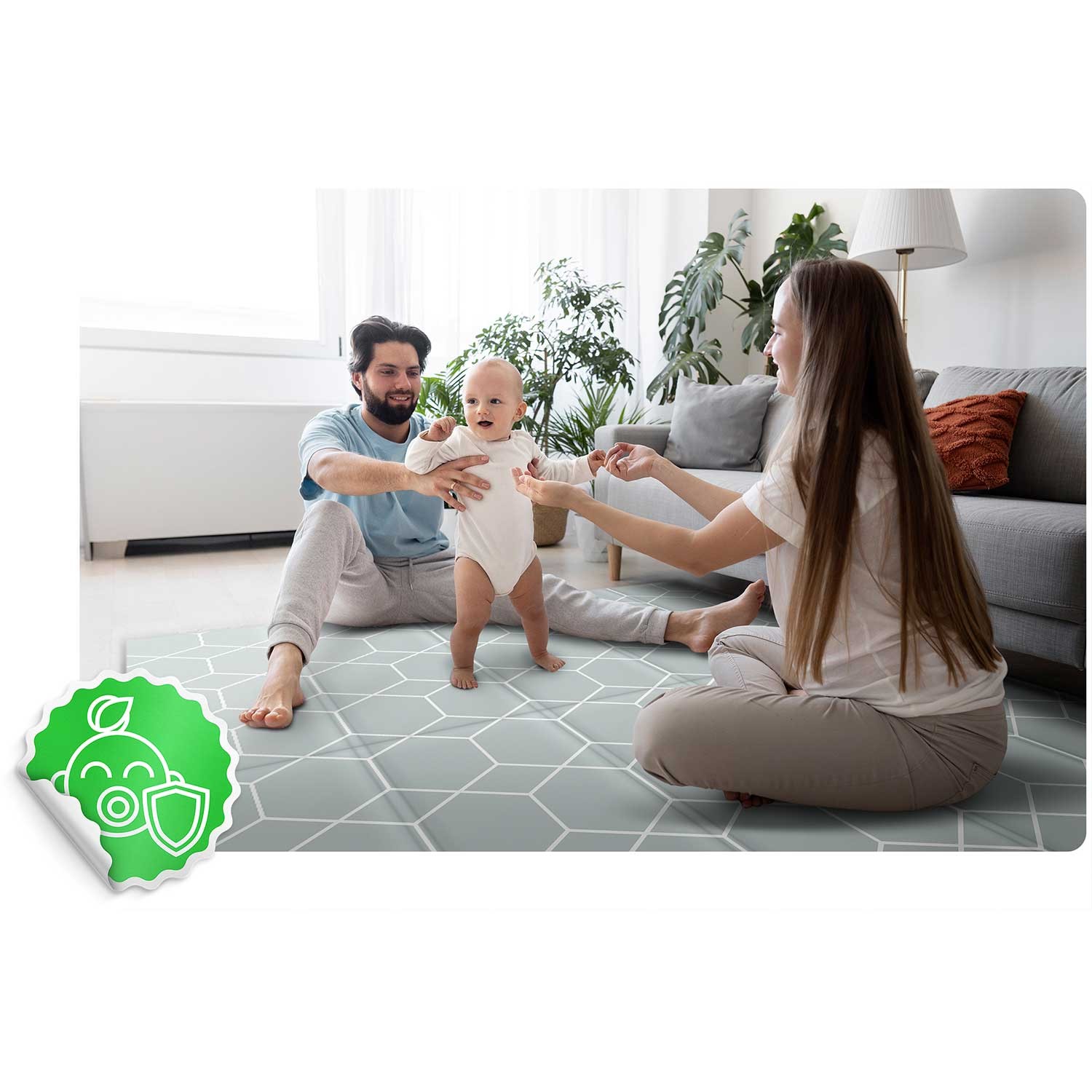 Kokkupandav hariduslik vahtmatt 200 x 180 x 1 cm Nukido NK-340 ookean - Image 11