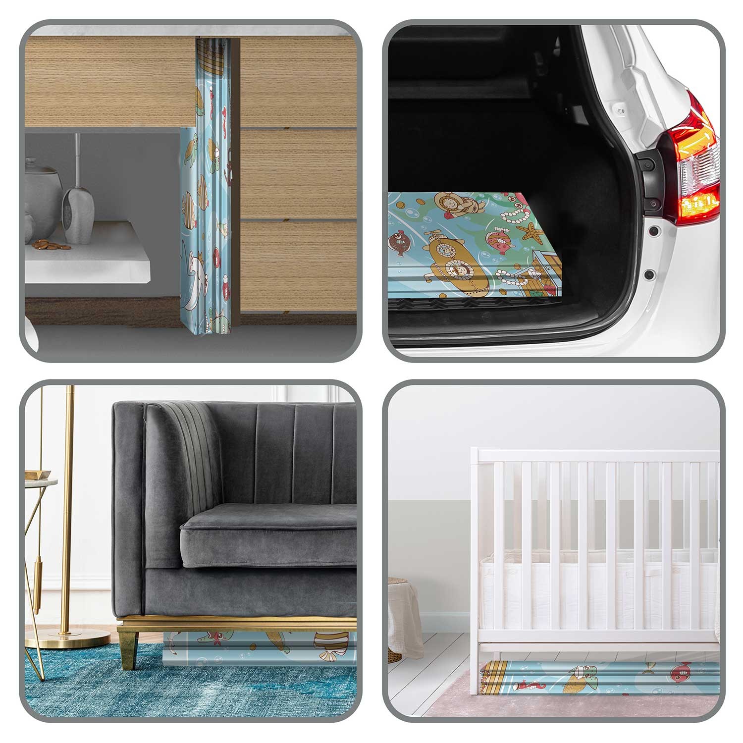 Kokkupandav hariduslik vahtmatt 200 x 180 x 1 cm Nukido NK-340 ookean-maa - Image 14