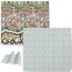 Kokkupandav hariduslik vahtmatt 200 x 180 x 1 cm Nukido NK-340 maapind