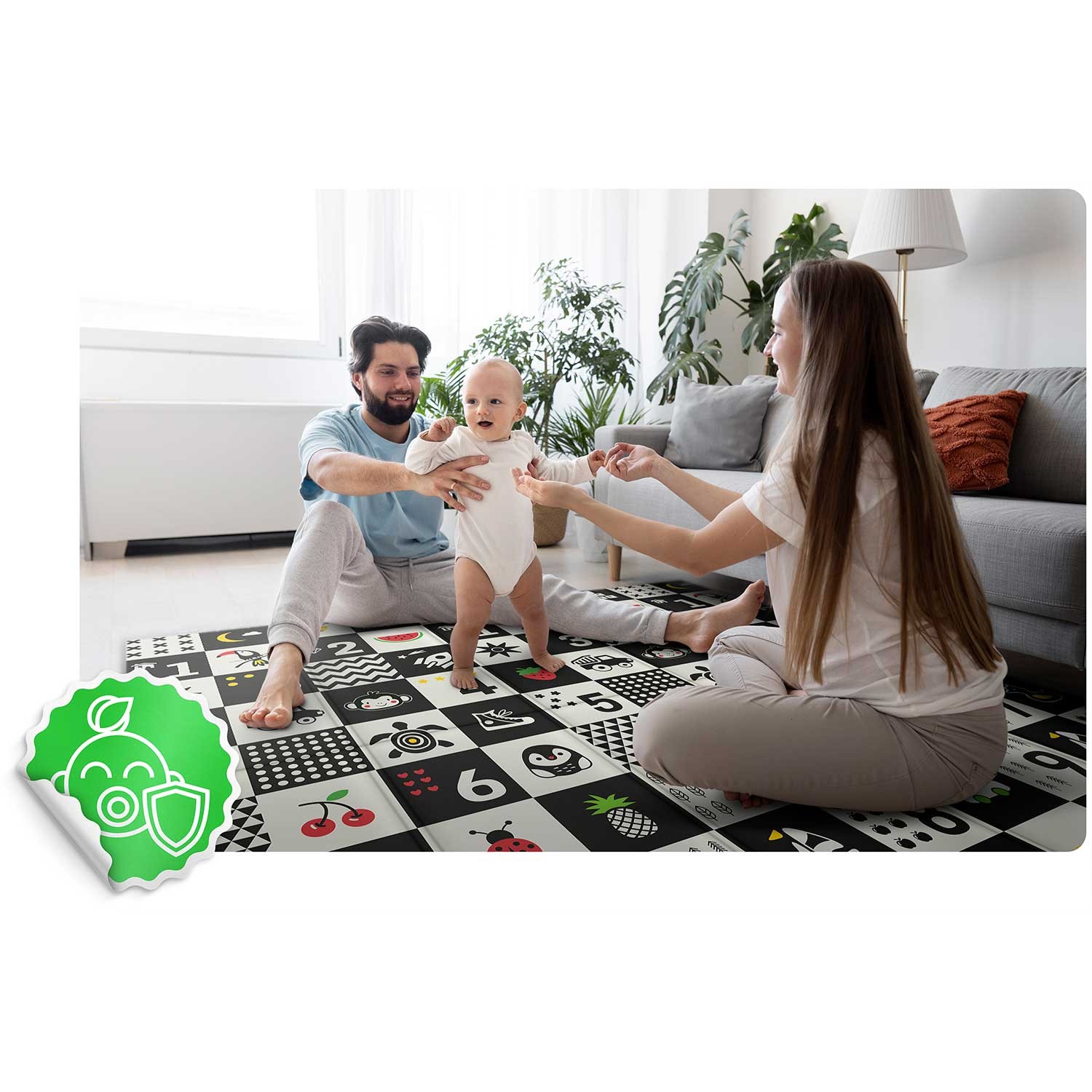 Kokkupandav hariduslik vahtmatt 200 x 180 x 1 cm Nukido NK-340 ookeaninumbrid - Image 8