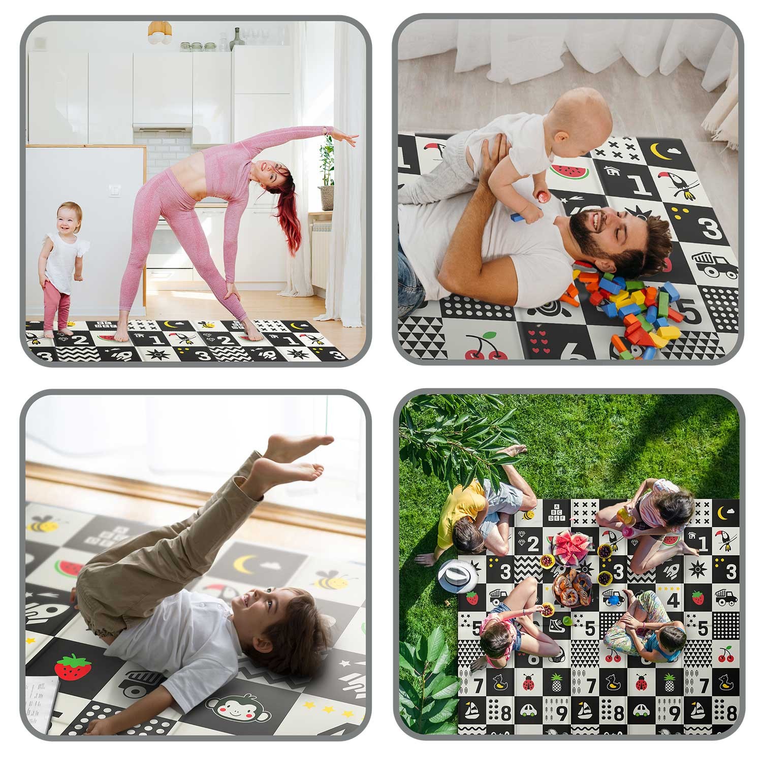 Kokkupandav hariduslik vahtmatt 200 x 180 x 1 cm Nukido NK-340 ookeaninumbrid - Image 15