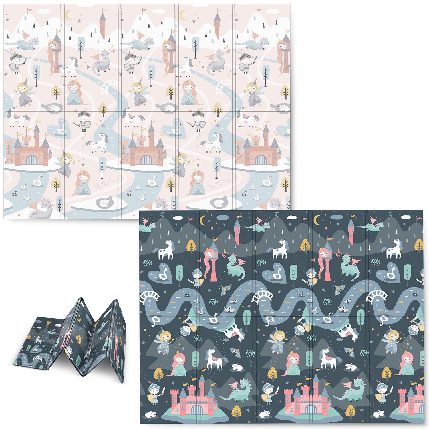 Kokkupandav hariduslik vahtmatt 200 x 150 x 1 cm Nukido NK-341