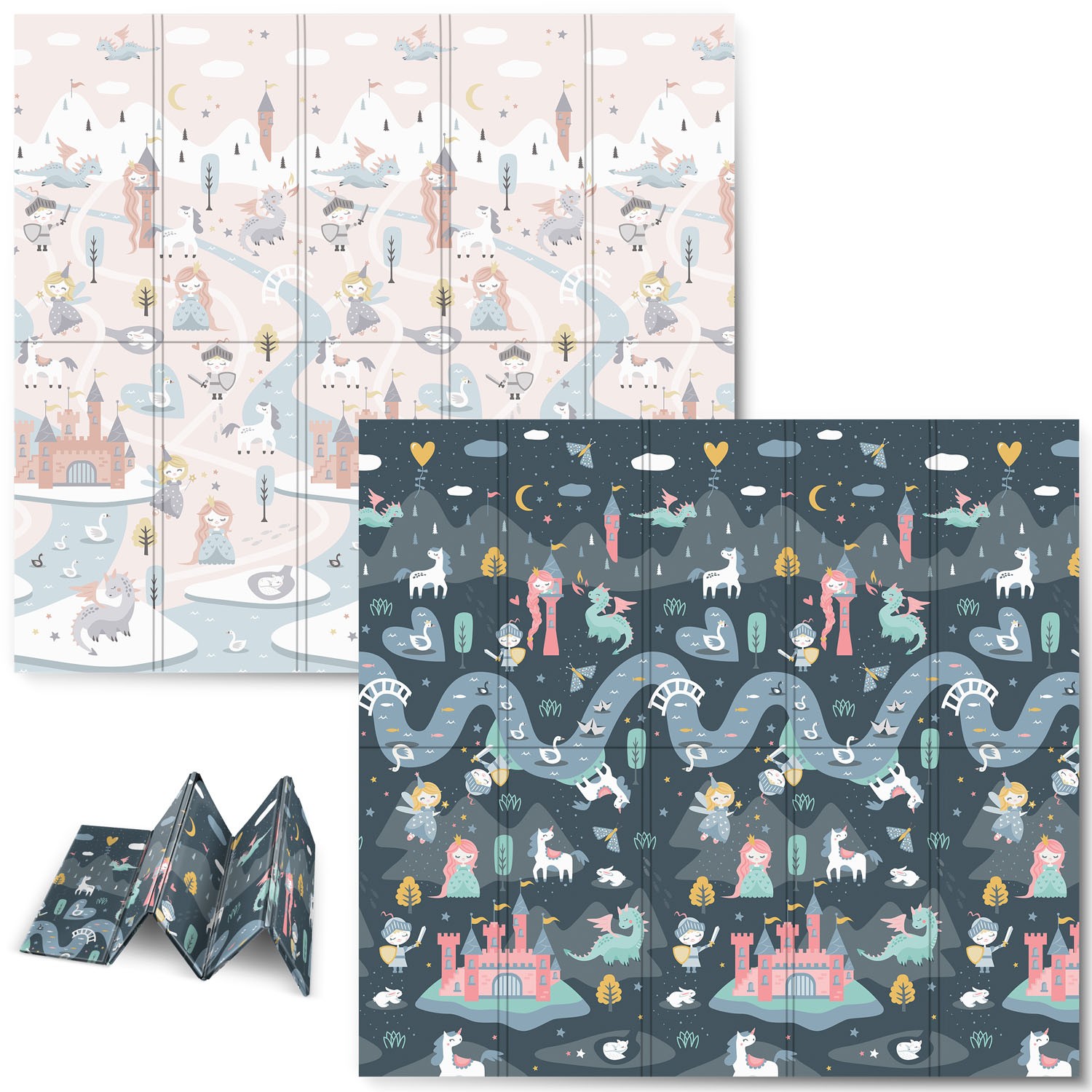 Kokkupandav hariduslik vahtmatt 200 x 180 x 1 cm Nukido NK-340