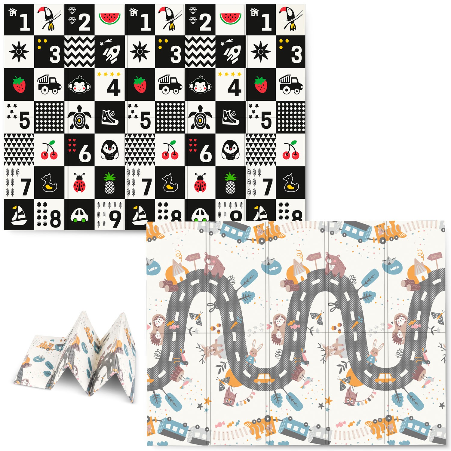 Kokkupandav hariduslik vahtmatt 200 x 150 x 1 cm Nukido NK-341