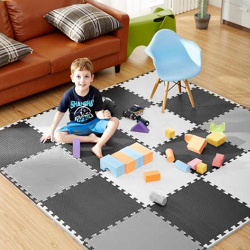 Suur vahtplastist puslematt, vahtplastist ruudumuster, 180x180cm, 9 tk. - Image 4