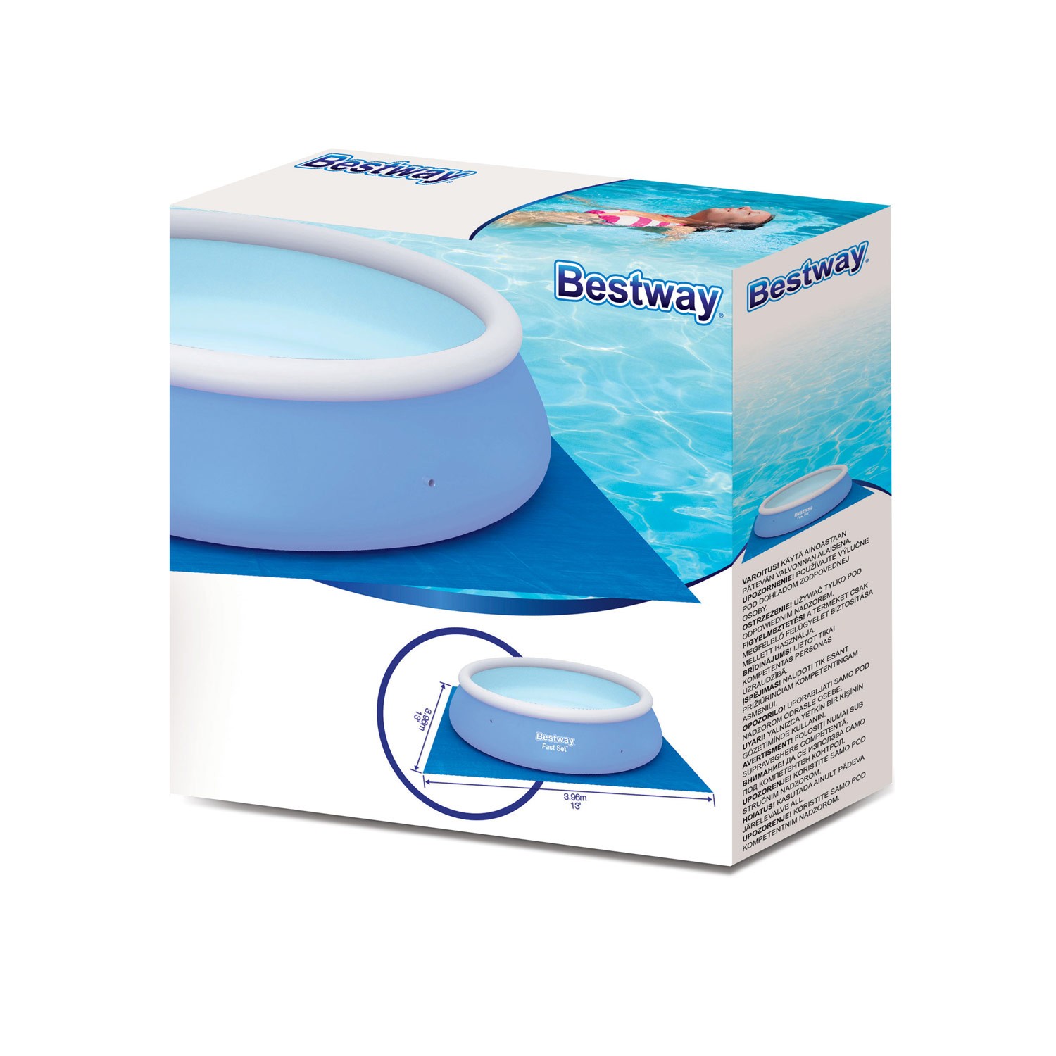 Mata podi alus – 396 x 396 cm Bestway 58002 - Image 5
