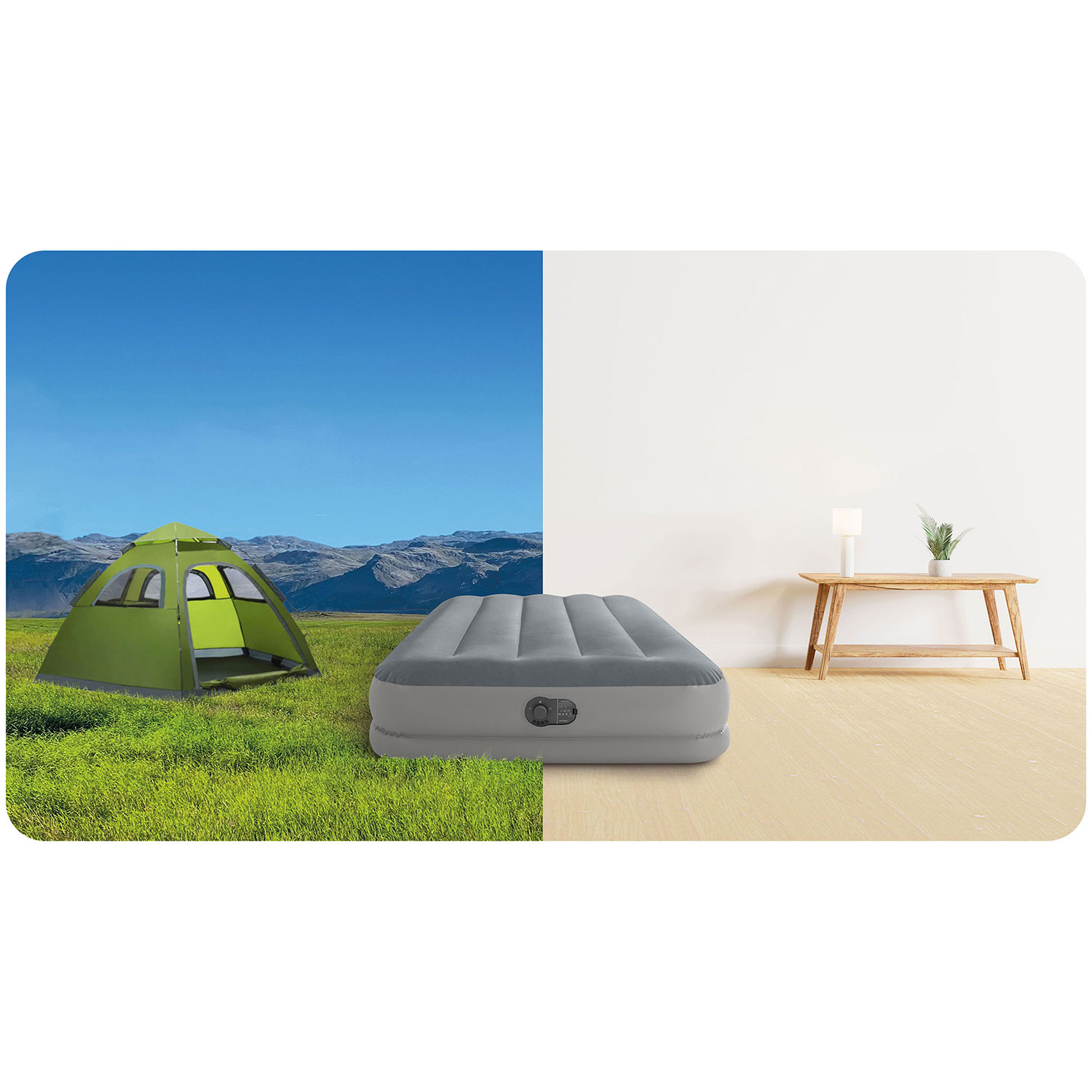 Täispuhutav madrats 191x99x30cm sisseehitatud elektripumbaga INTEX 64112 - Image 7