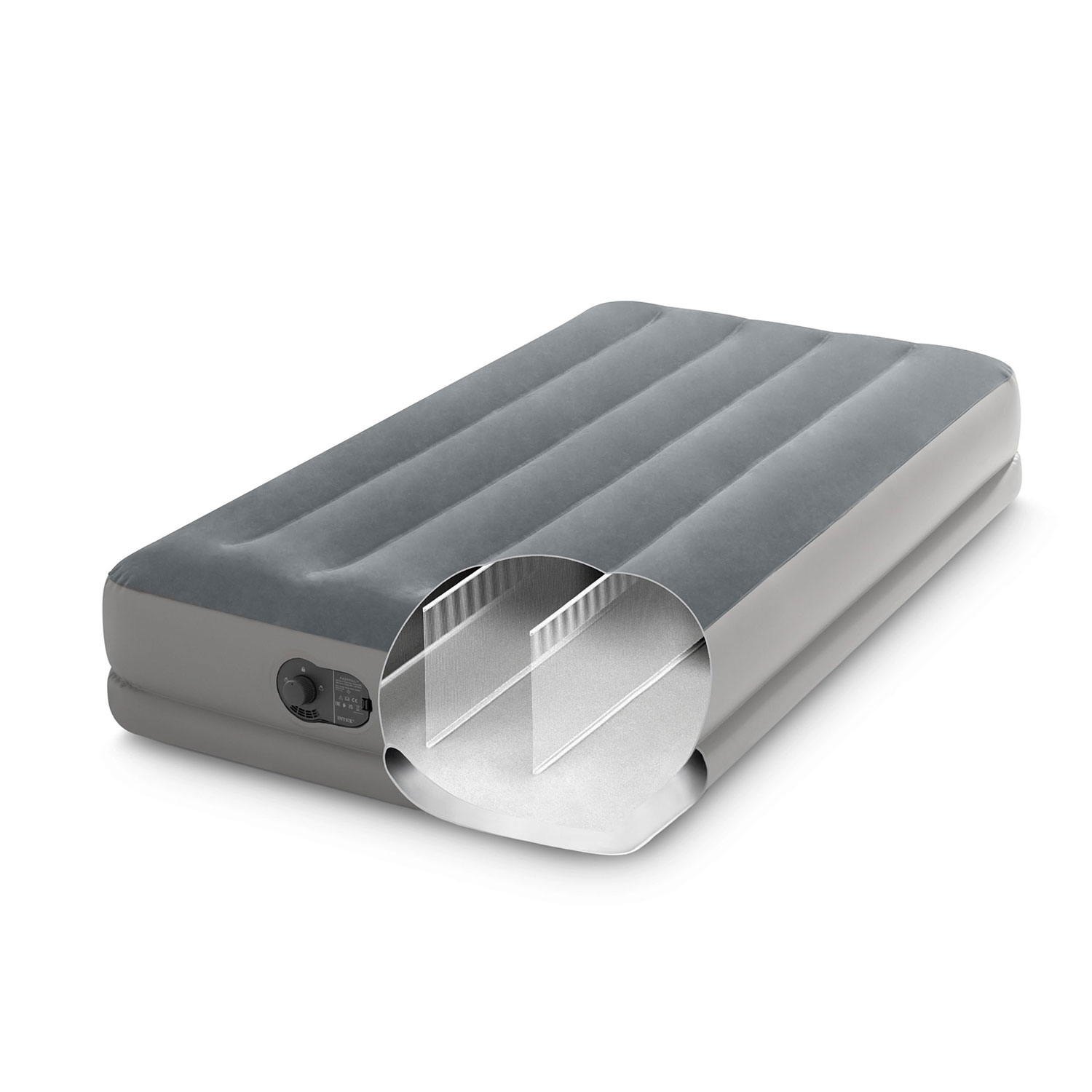 Täispuhutav madrats 191x99x30cm sisseehitatud elektripumbaga INTEX 64112 - Image 12