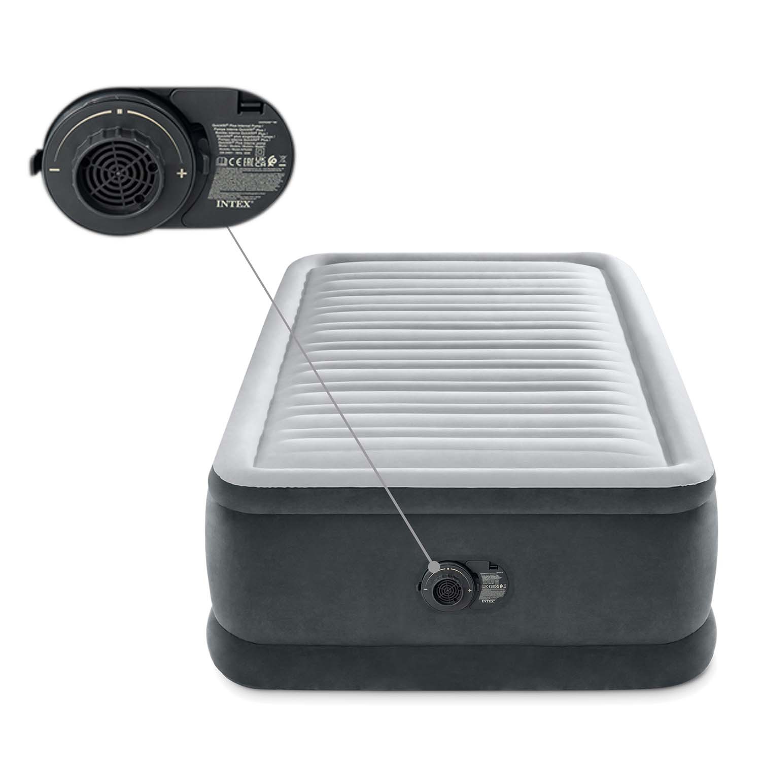 Täispuhutav madrats 191x99x46cm sisseehitatud elektripumbaga INTEX 64412ND - Image 5