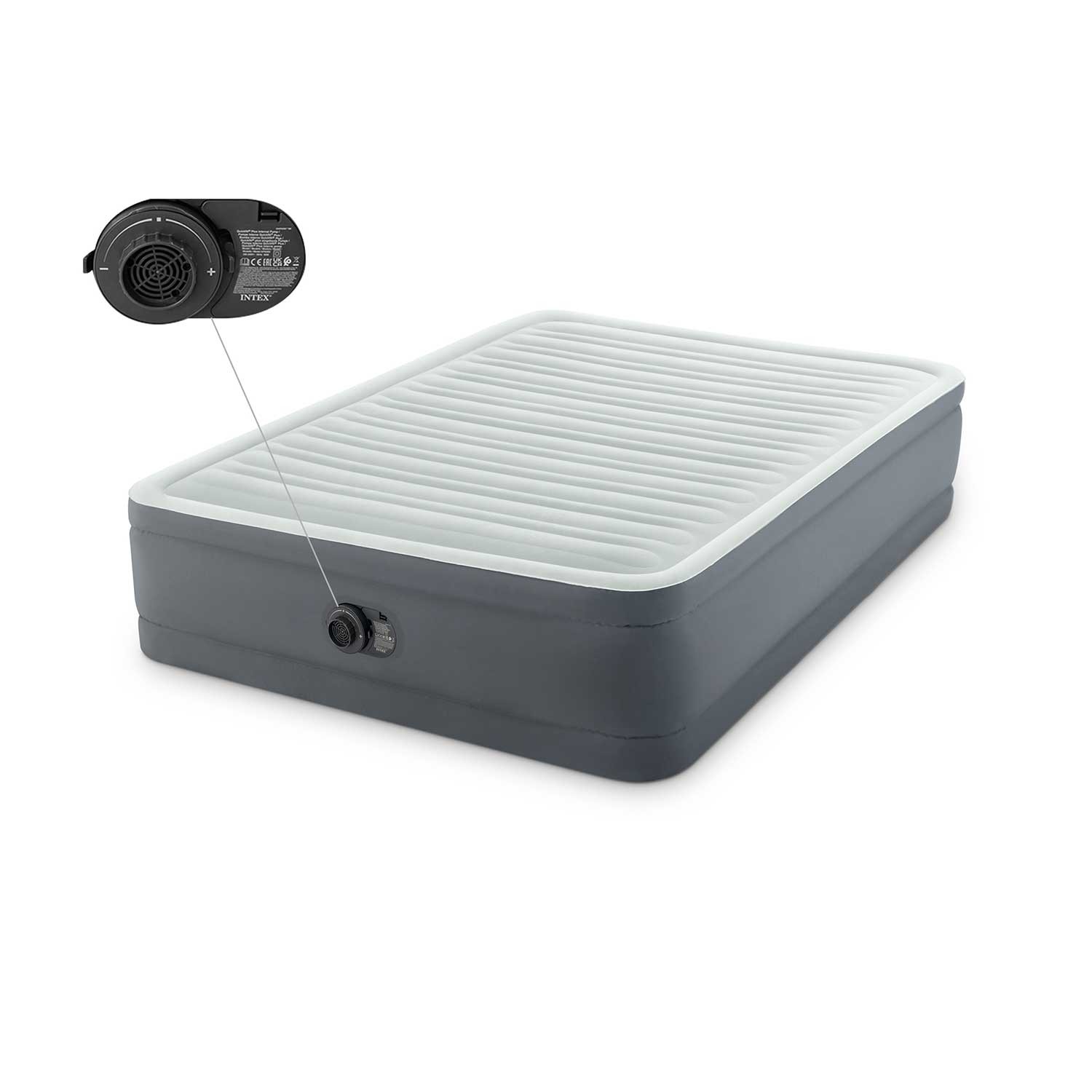 Täispuhutav madrats 203x152x46 cm sisseehitatud elektripumbaga INTEX 64906ND - Image 2