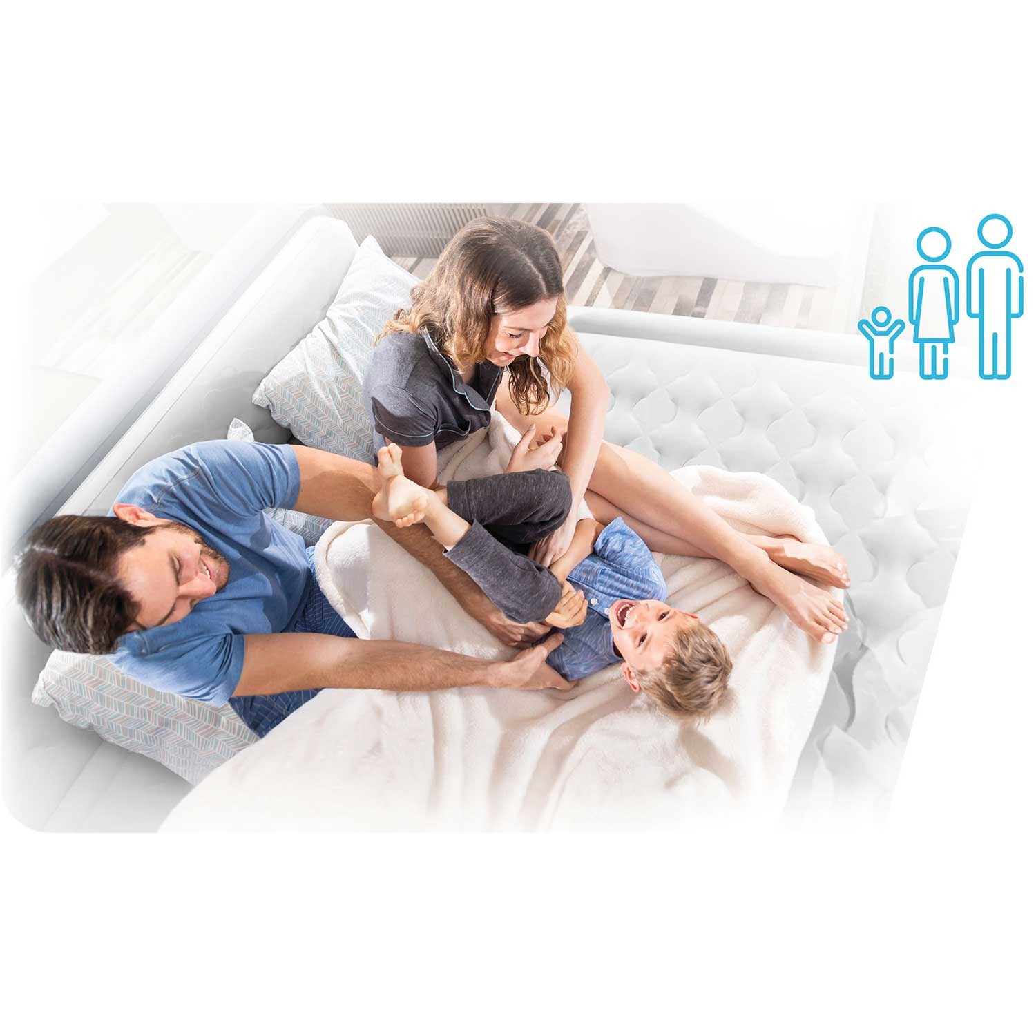 Täispuhutav madrats 203x152x46 cm sisseehitatud elektripumbaga INTEX 64906ND - Image 11