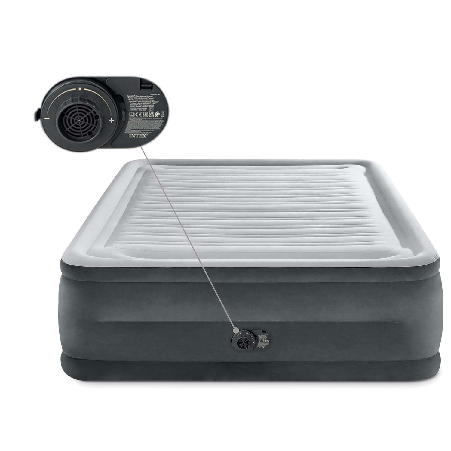 Täispuhutav madrats 203x152x56cm sisseehitatud elektripumbaga INTEX 64418ND - Image 2