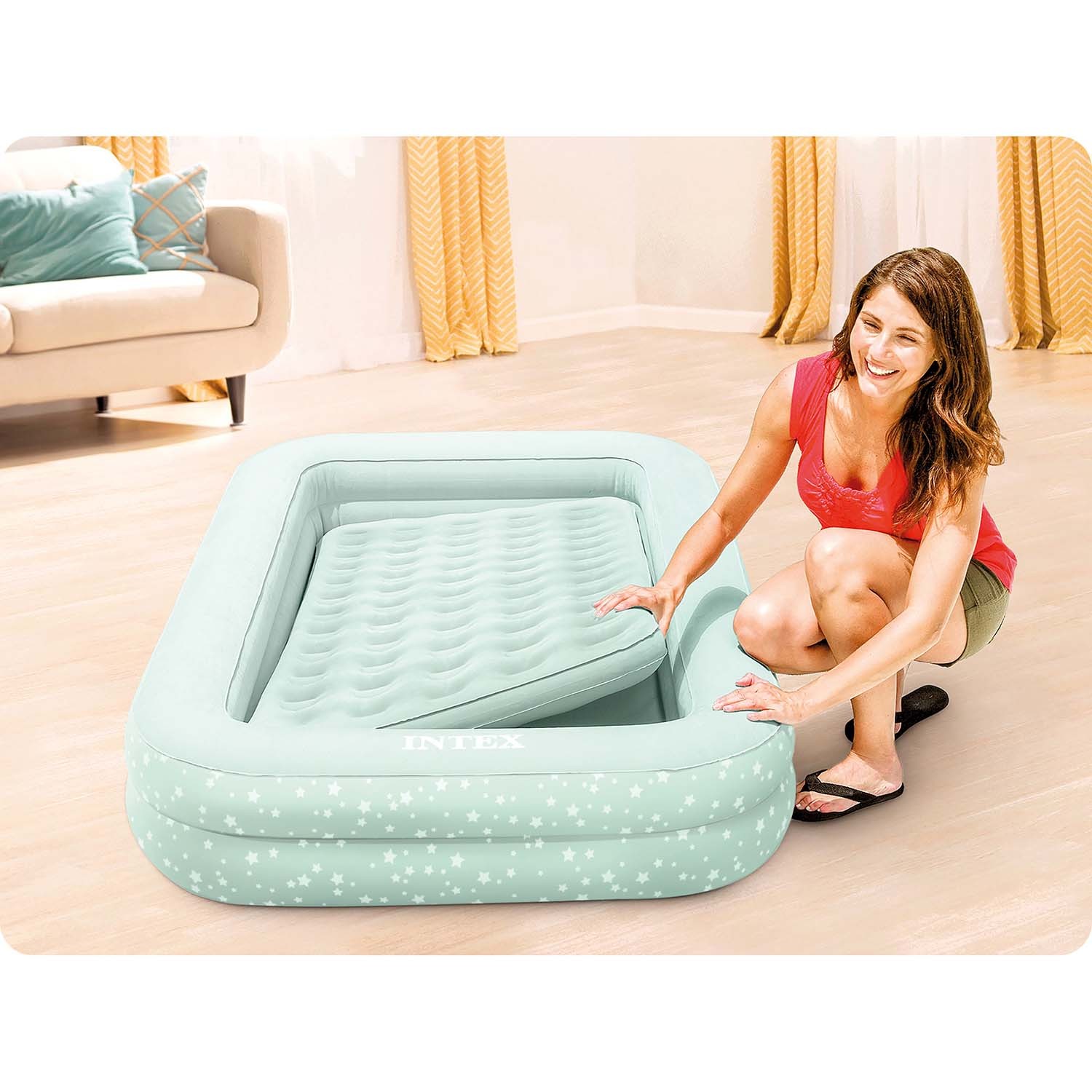 Täispuhutav madrats lastele 168x107x25 cm INTEX 66810 - Image 7