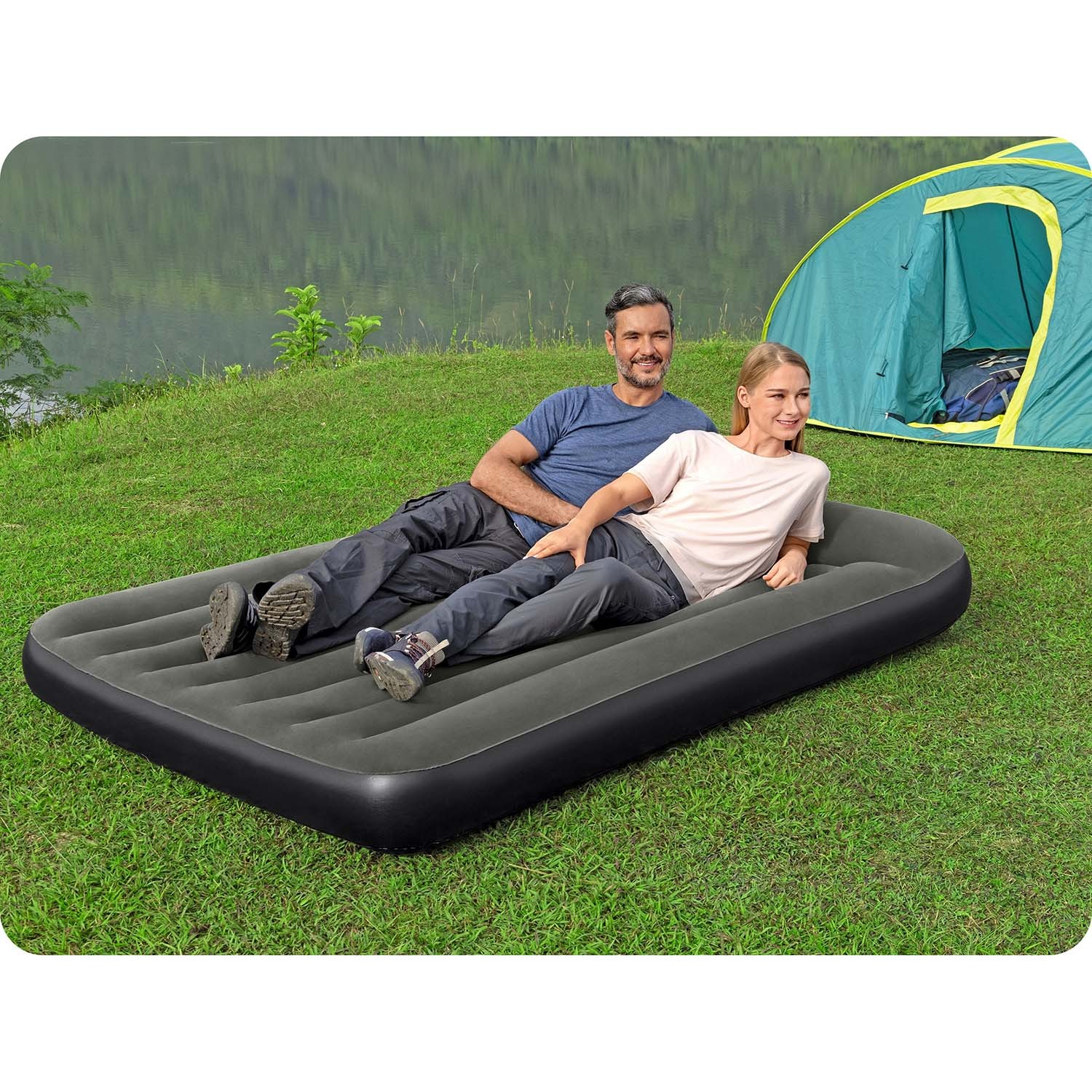 Täispuhutav madrats 191x137x30 cm kaheinimesevoodi Bestway 67681 - Image 8