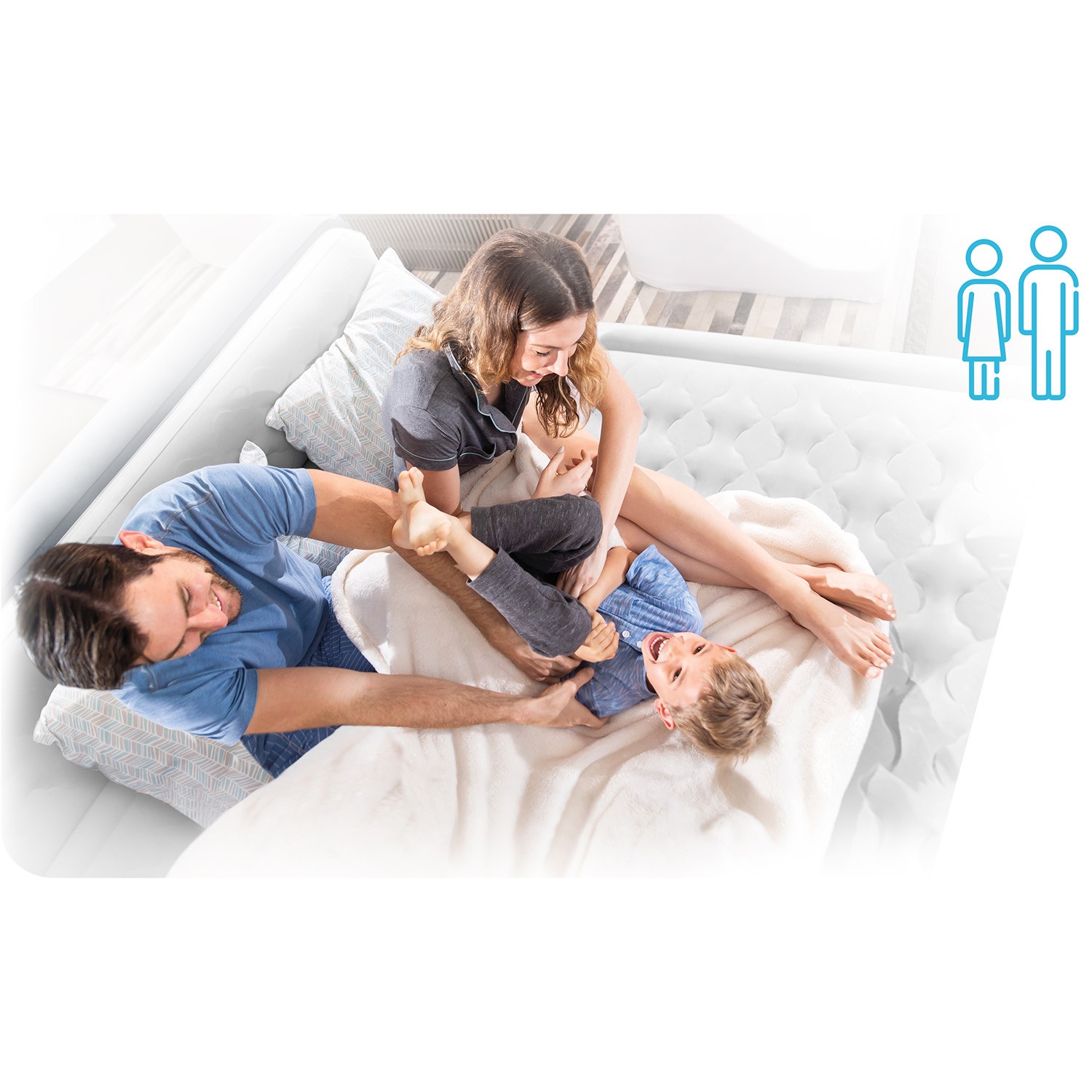 Täispuhutav madrats 191x137x30 cm kaheinimesevoodi Bestway 67681 - Image 10