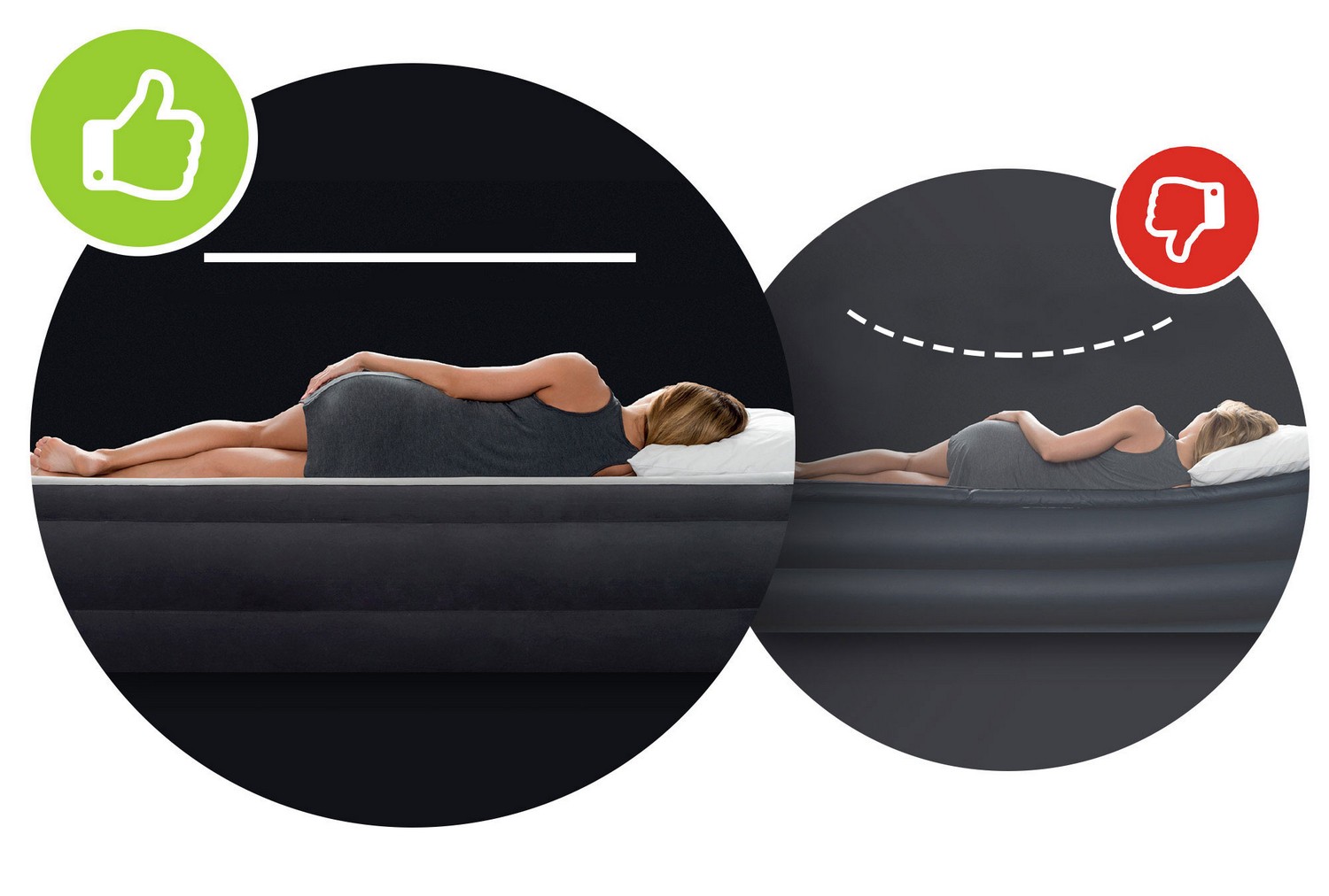 Täispuhutav madrats 191x137x25 cm kaheinimesevoodi INTEX 64142 - Image 5