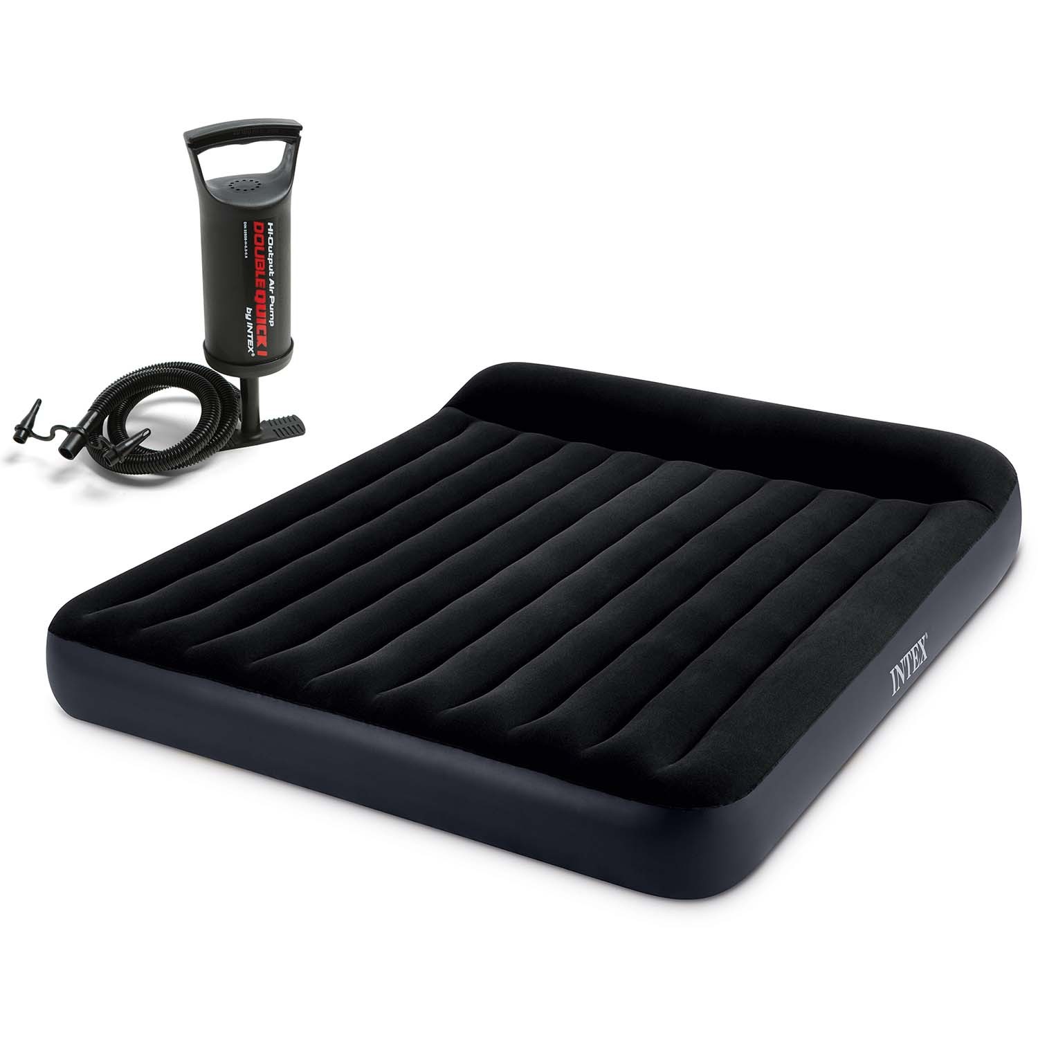 Täispuhutav madrats 203x183x25 cm kolbpumbaga INTEX 64144 - Image 2