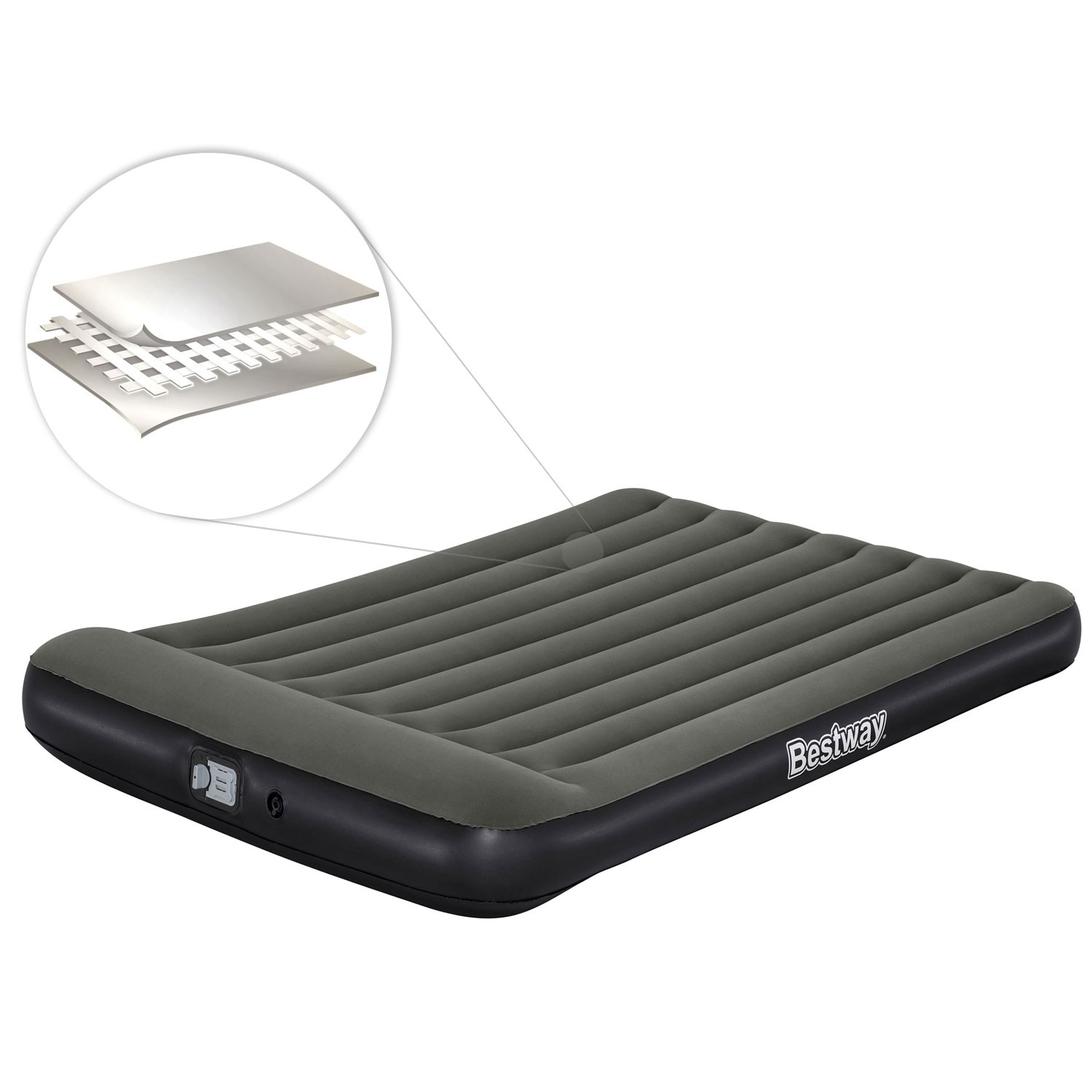 Täispuhutav madrats 203x152x30 cm sisseehitatud elektripumbaga Bestway 67930 - Image 9