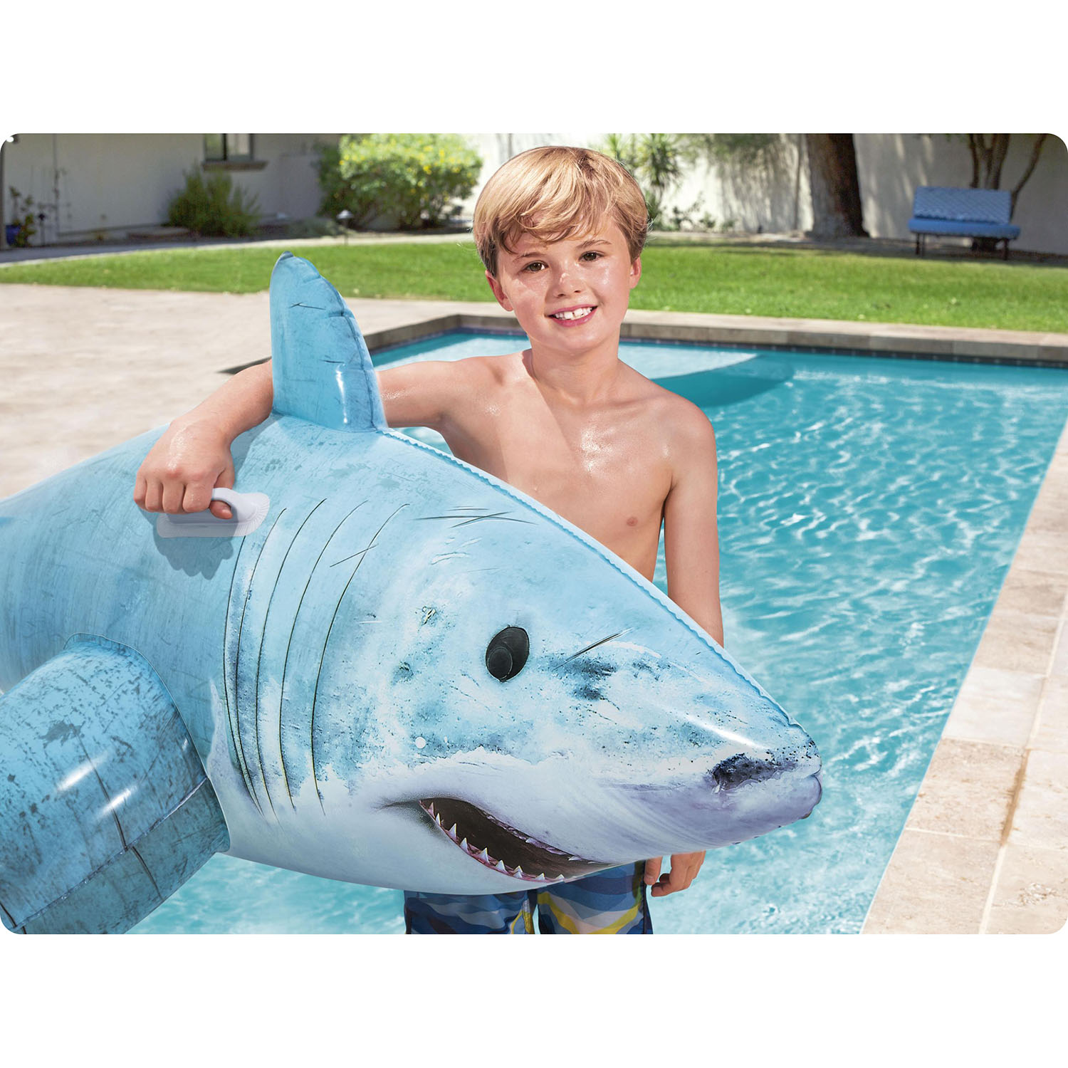 Täispuhutav madrats Shark 183 x 102 cm Bestway 41405 - Image 5