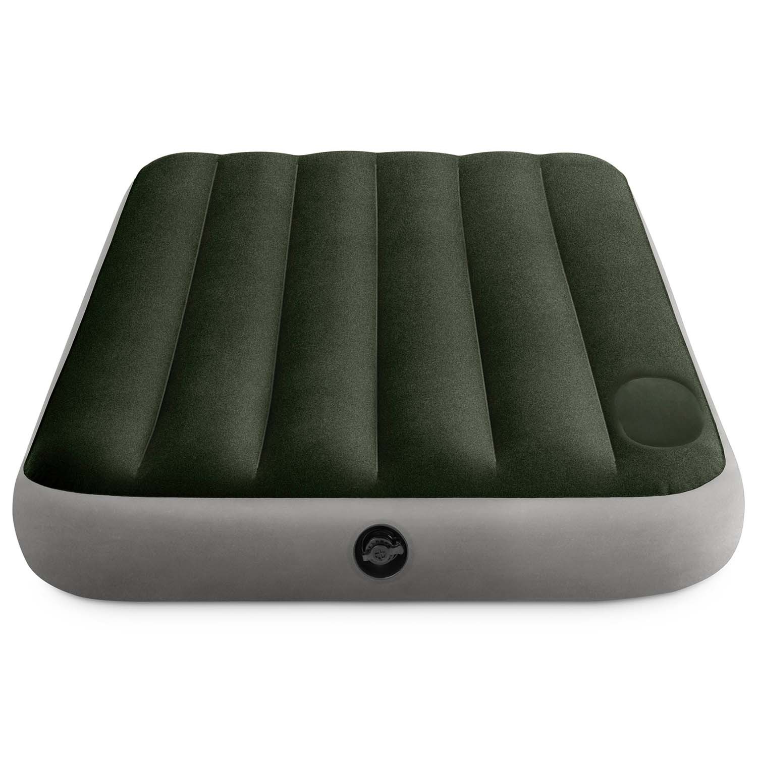 Täispuhutav madrats 191x99x25 cm sisseehitatud jalapumbaga INTEX 64761 - Image 2